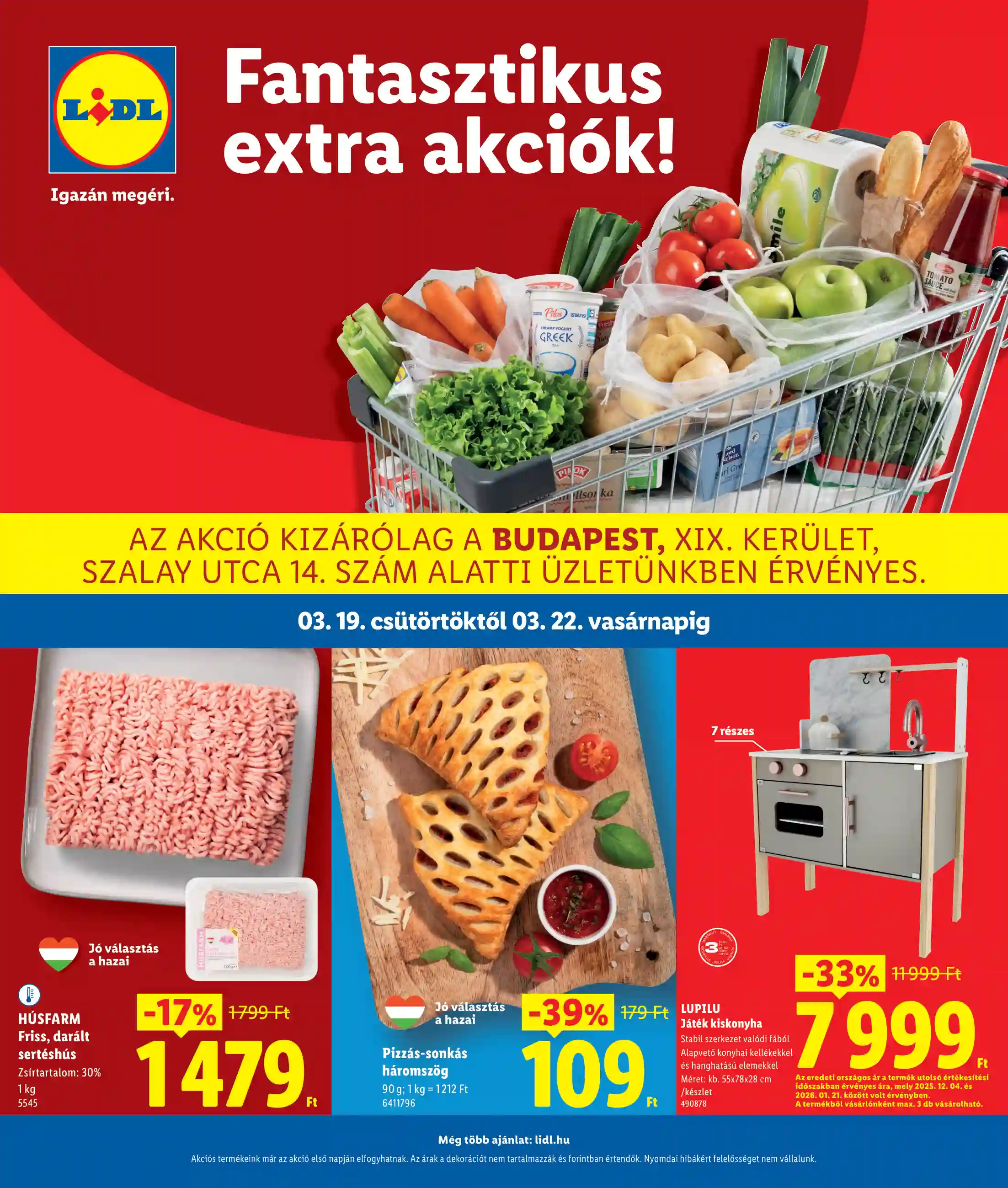LIDL Regionális akciók – Budapest 12.hét