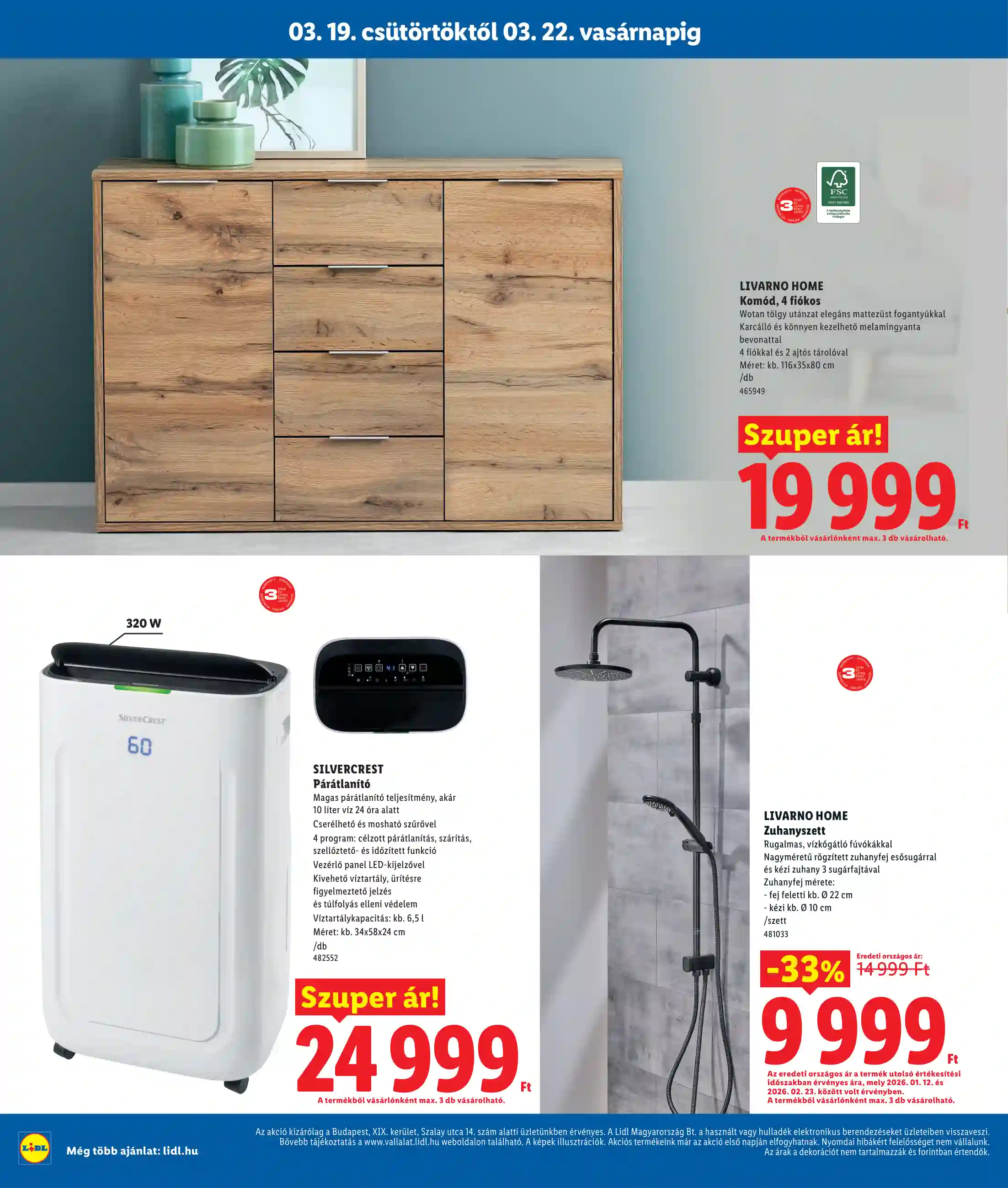 Lidl akciós újság 12. hét (Regionális akciók – Budapest) (6 oldal)