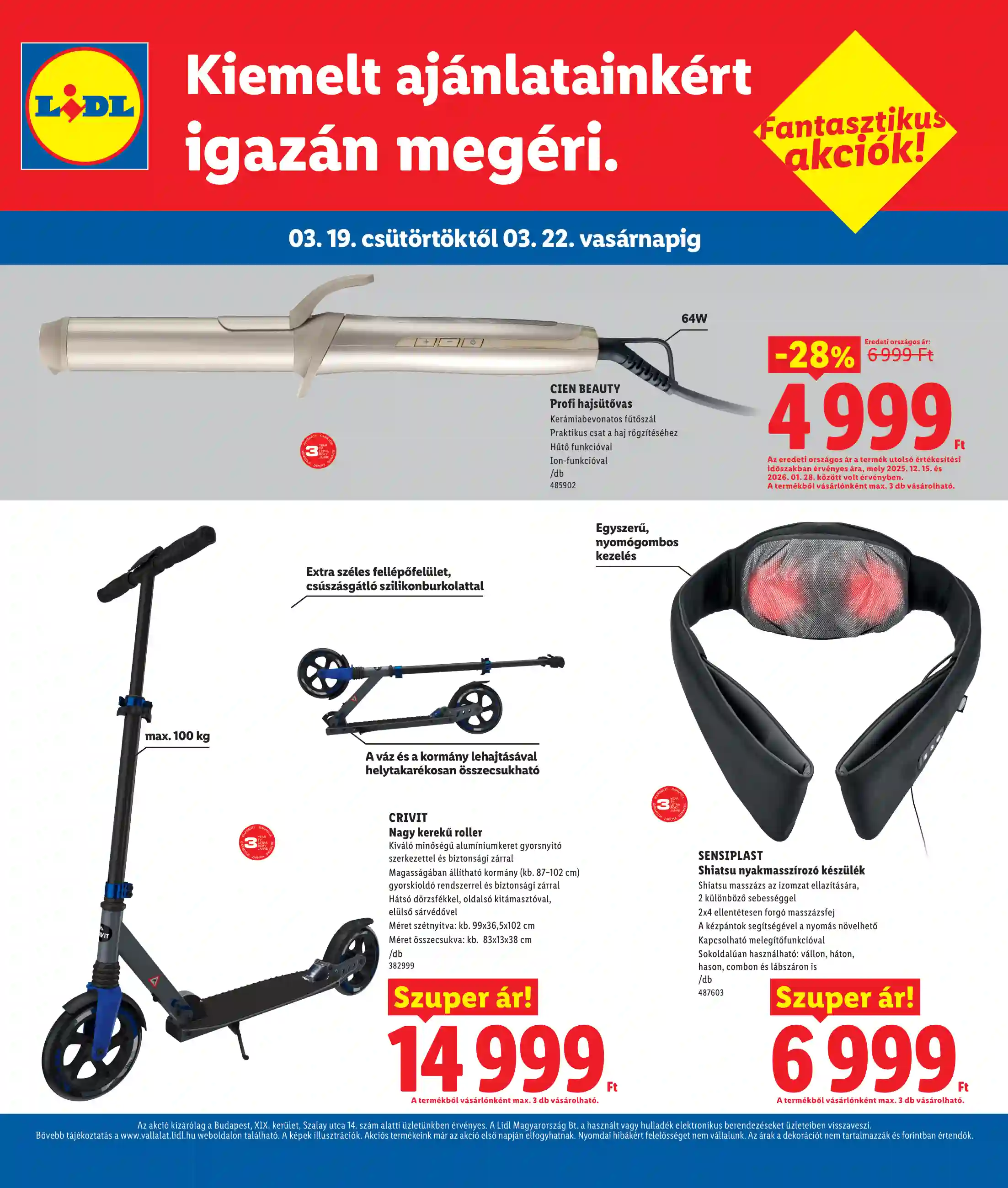 Lidl akciós újság 12. hét (Regionális akciók – Budapest) (8 oldal)