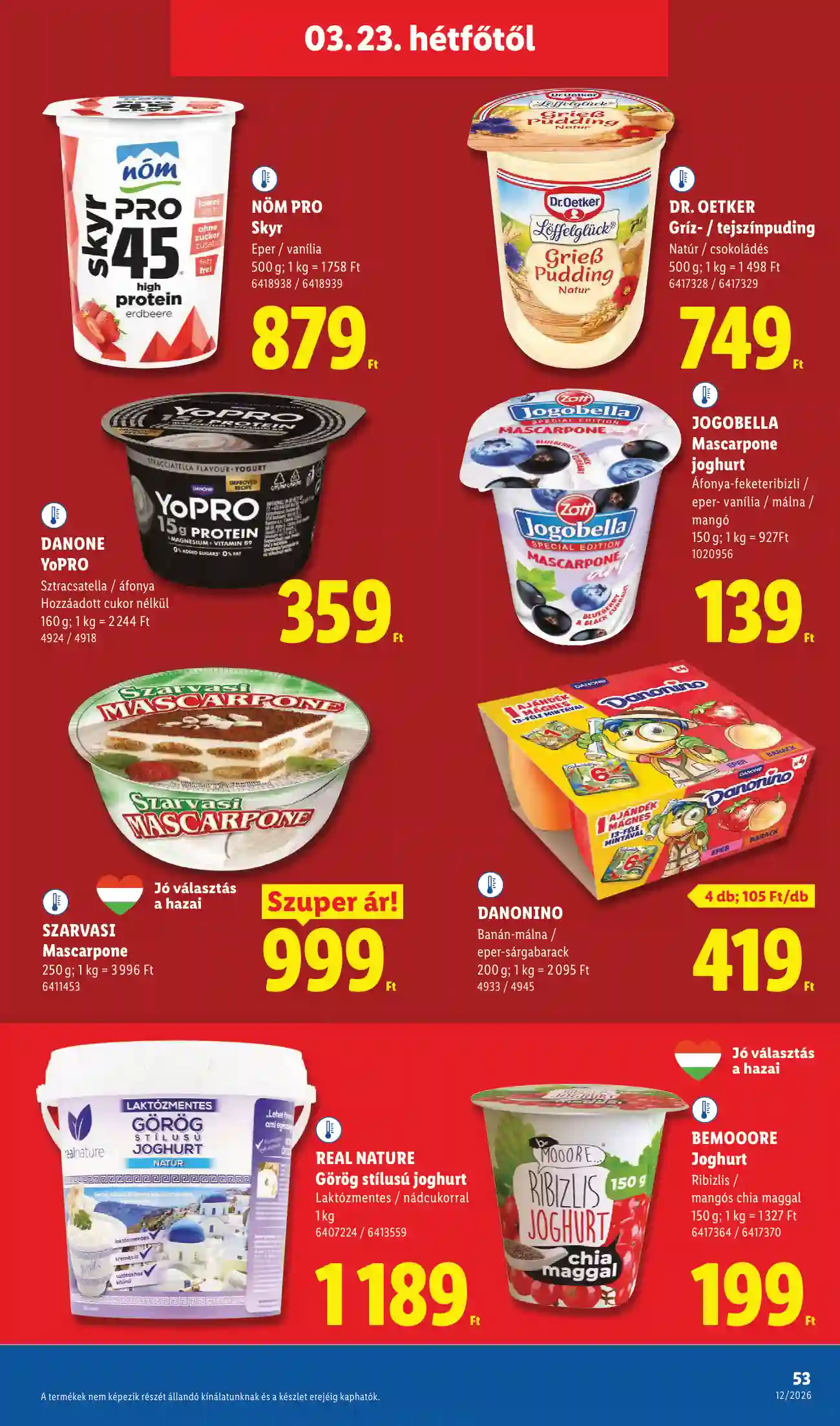 Lidl akciós újság 12. hét (Érvényes 03.19-től) (49 oldal)