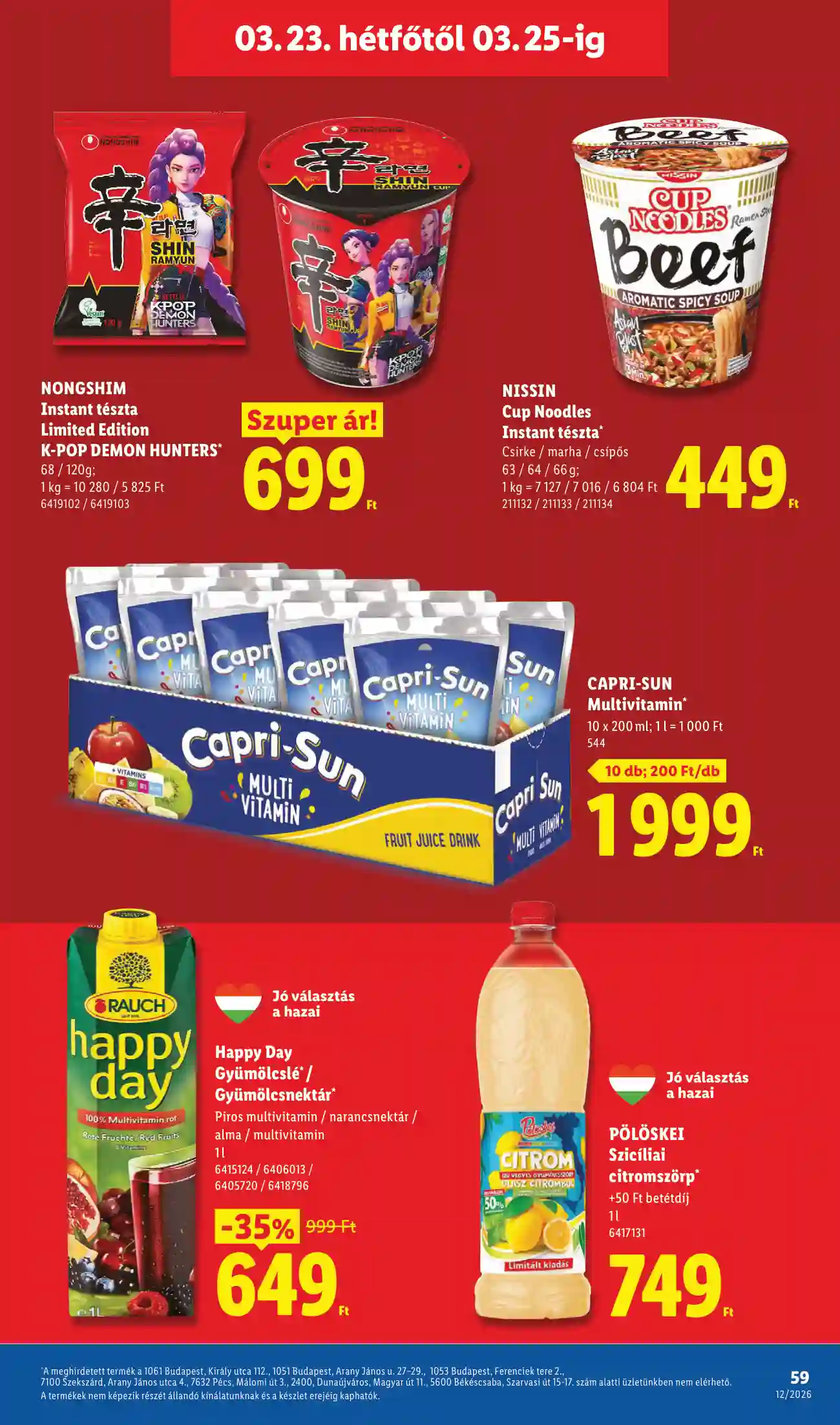 Lidl akciós újság 12. hét (Érvényes 03.19-től) (55 oldal)