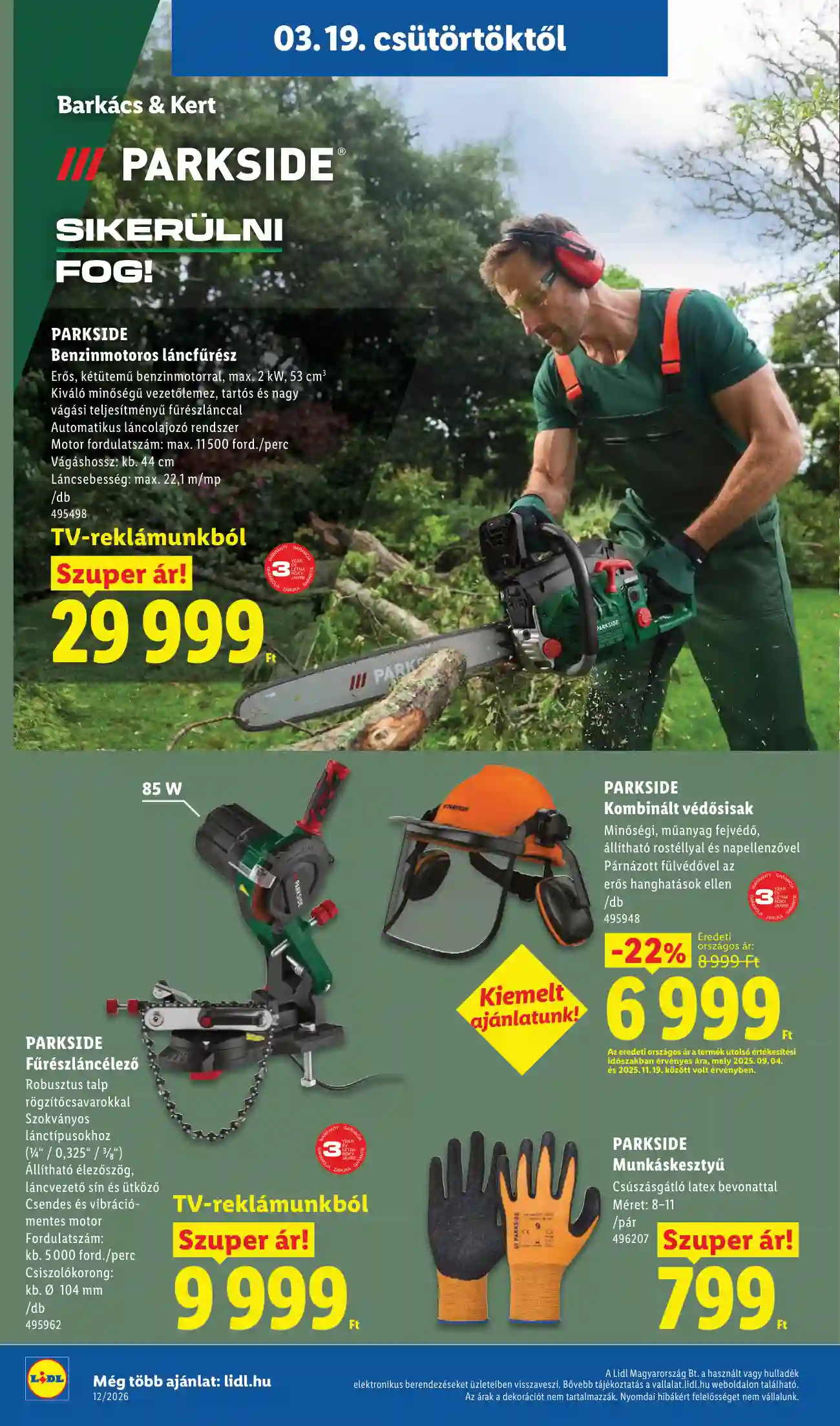 Lidl akciós újság 12. hét (Érvényes 03.19-től) (2 oldal)