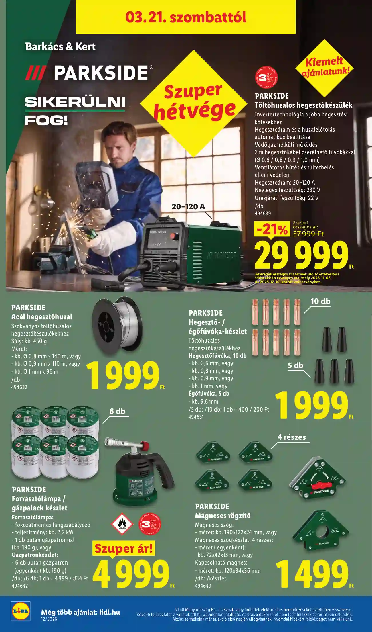 Lidl akciós újság 12. hét (Érvényes 03.19-től) (4 oldal)