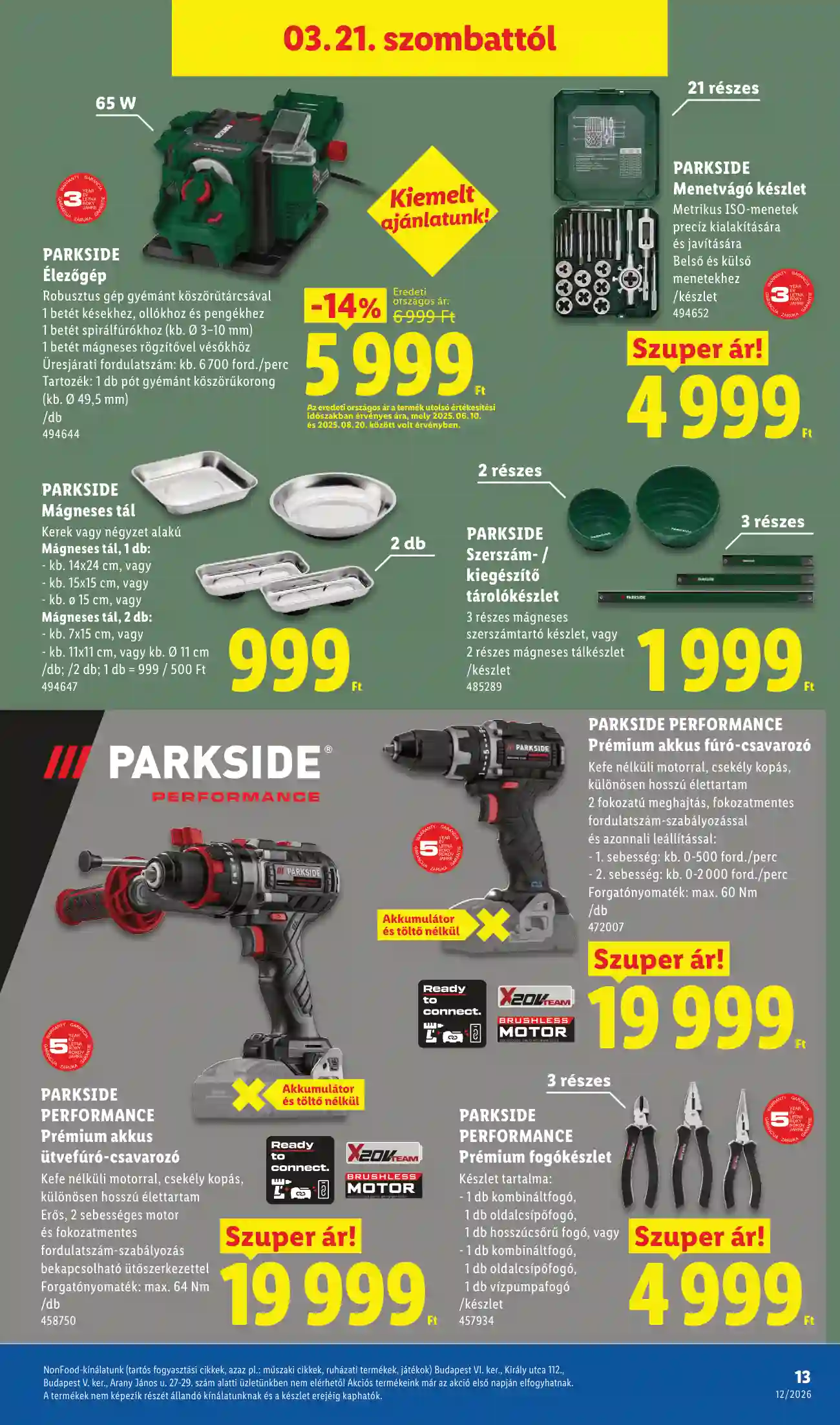 Lidl akciós újság 12. hét (Érvényes 03.19-től) (5 oldal)