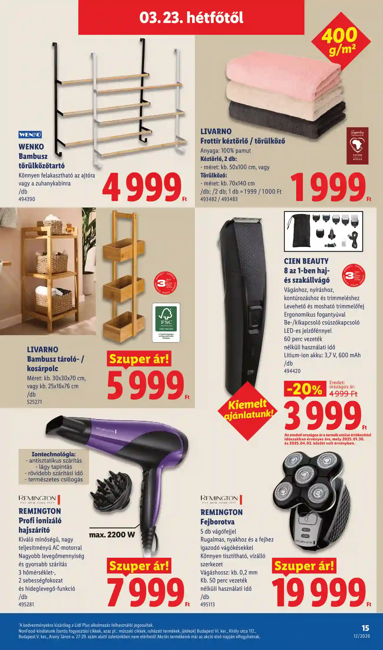 Lidl akciós újság 12. hét (Érvényes 03.19-től) (7 oldal)