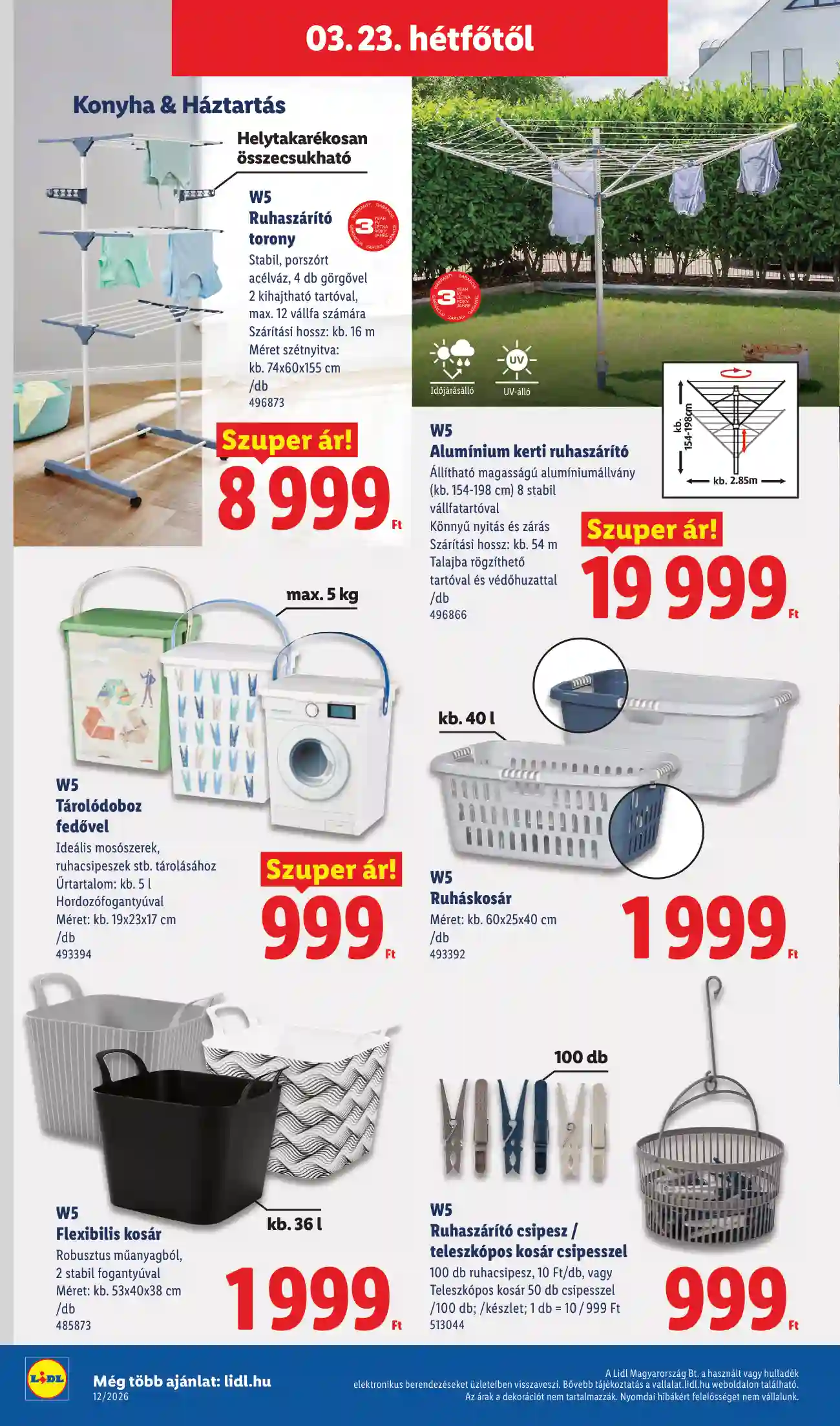 Lidl akciós újság 12. hét (Érvényes 03.19-től) (12 oldal)