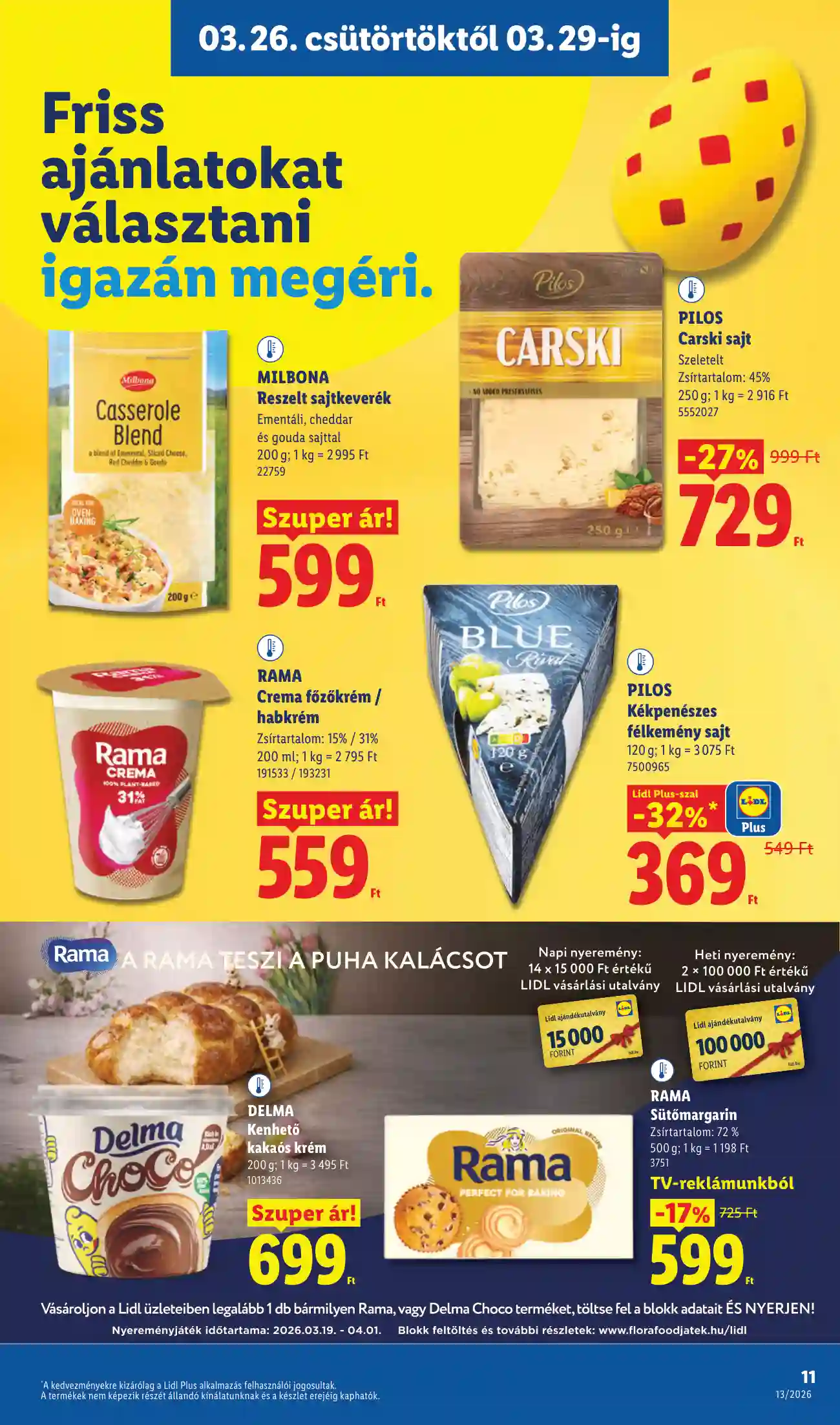 Lidl akciós újság 13. hét (Érvényes 03.26-tól) (3 oldal)