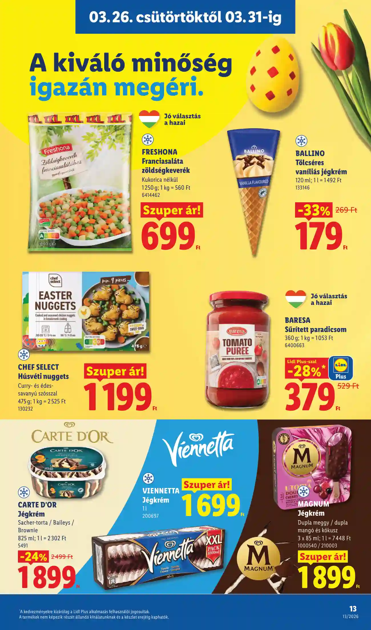 Lidl akciós újság 13. hét (Érvényes 03.26-tól) (5 oldal)