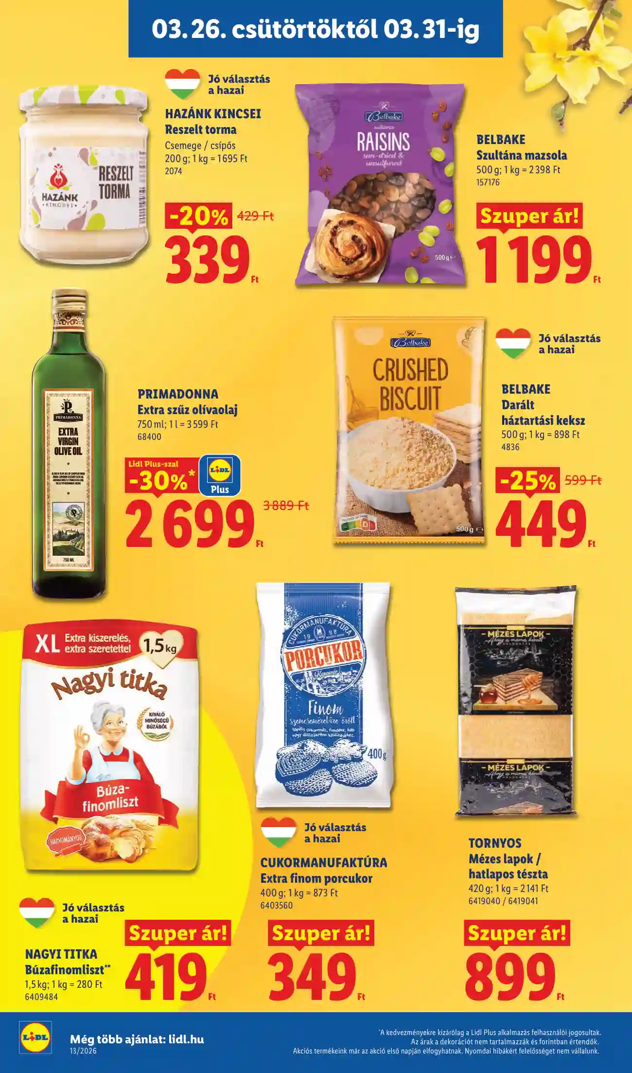 Lidl akciós újság 13. hét (Érvényes 03.26-tól) (6 oldal)