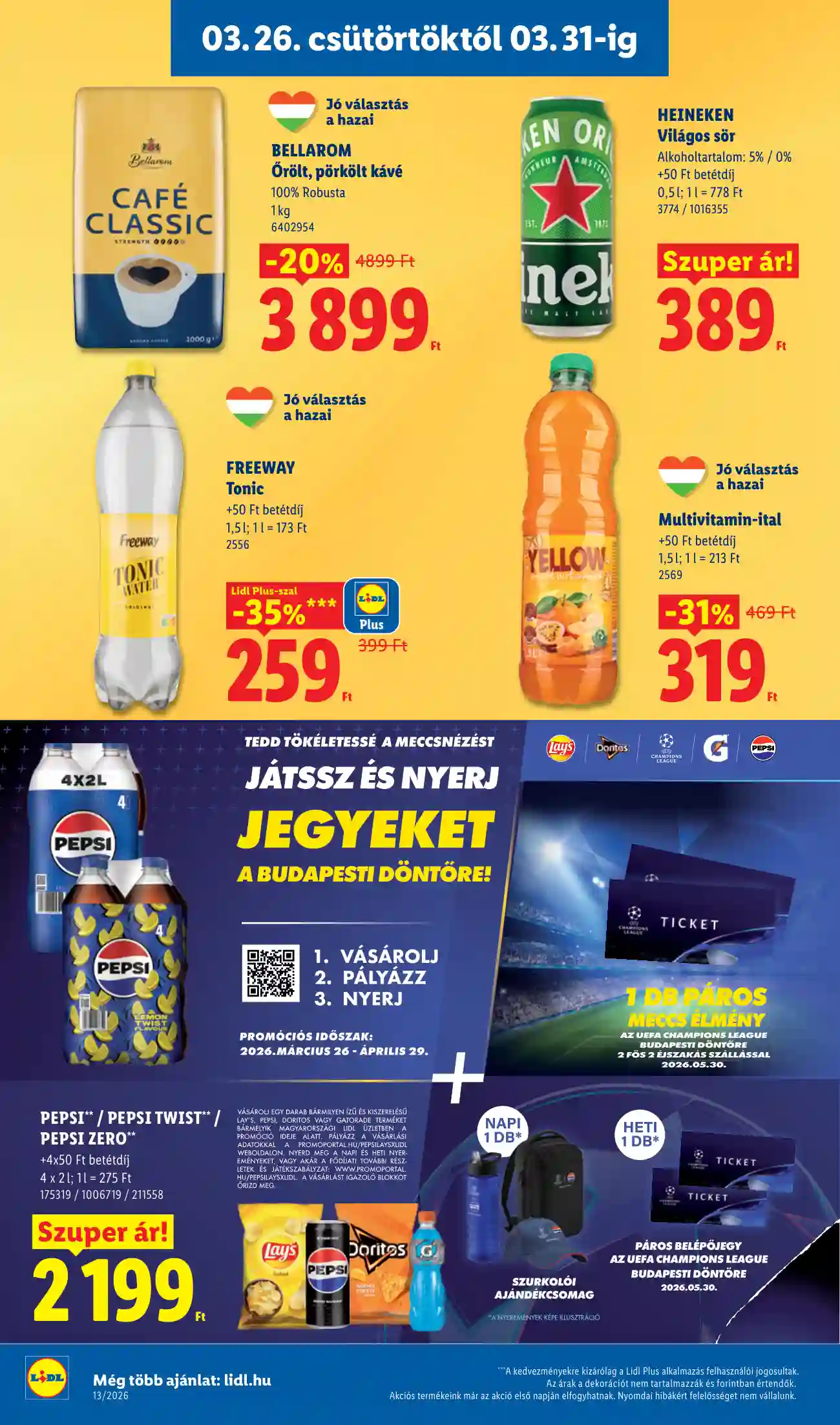 Lidl akciós újság 13. hét (Érvényes 03.26-tól) (8 oldal)