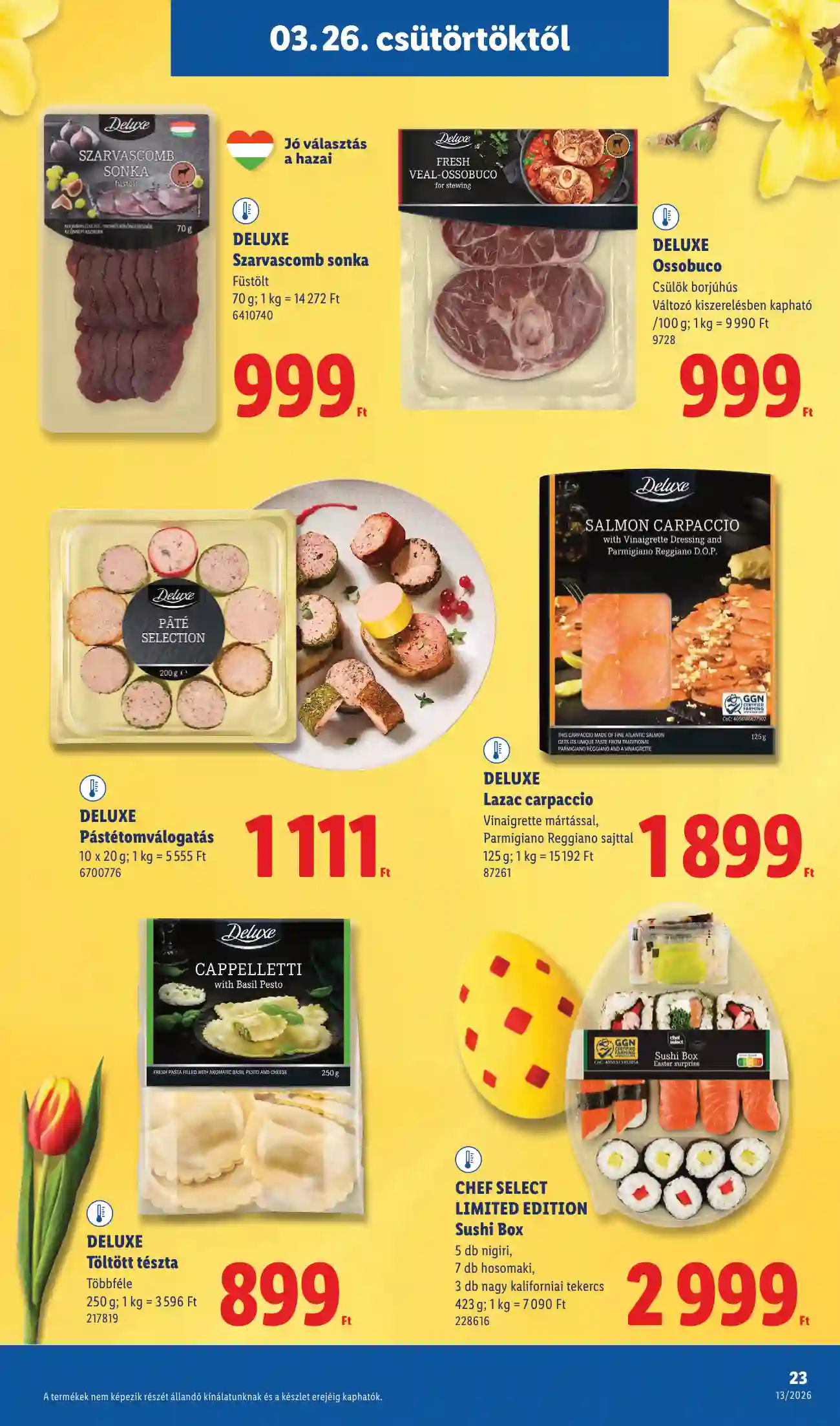 Lidl akciós újság 13. hét (Érvényes 03.26-tól) (16 oldal)