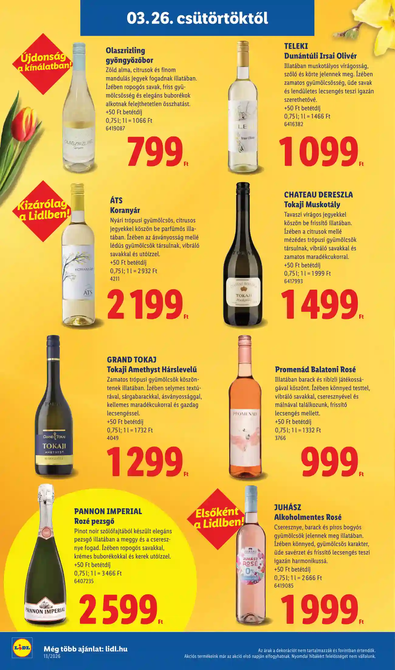 Lidl akciós újság 13. hét (Érvényes 03.26-tól) (26 oldal)
