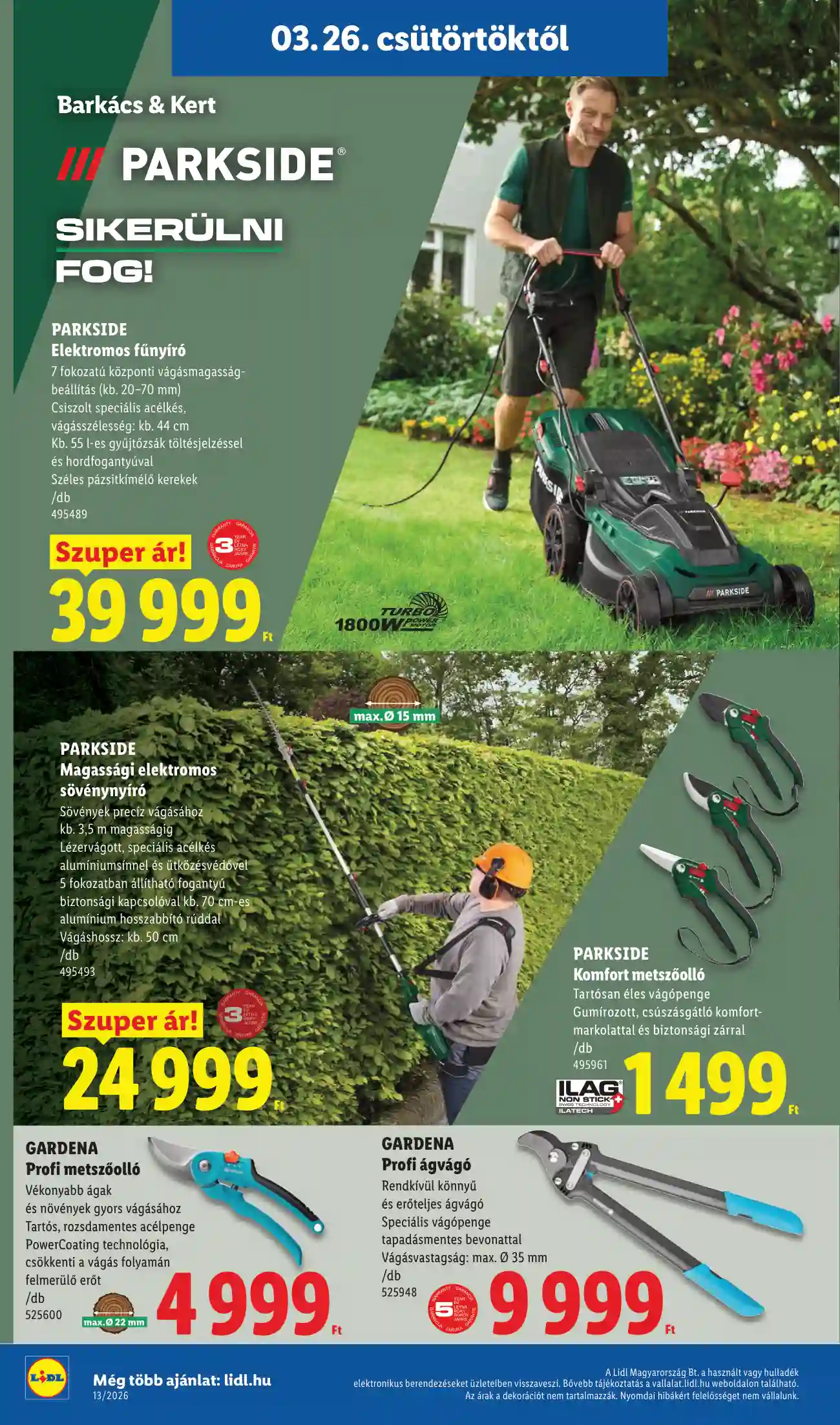 Lidl akciós újság 13. hét (Érvényes 03.26-tól) (30 oldal)