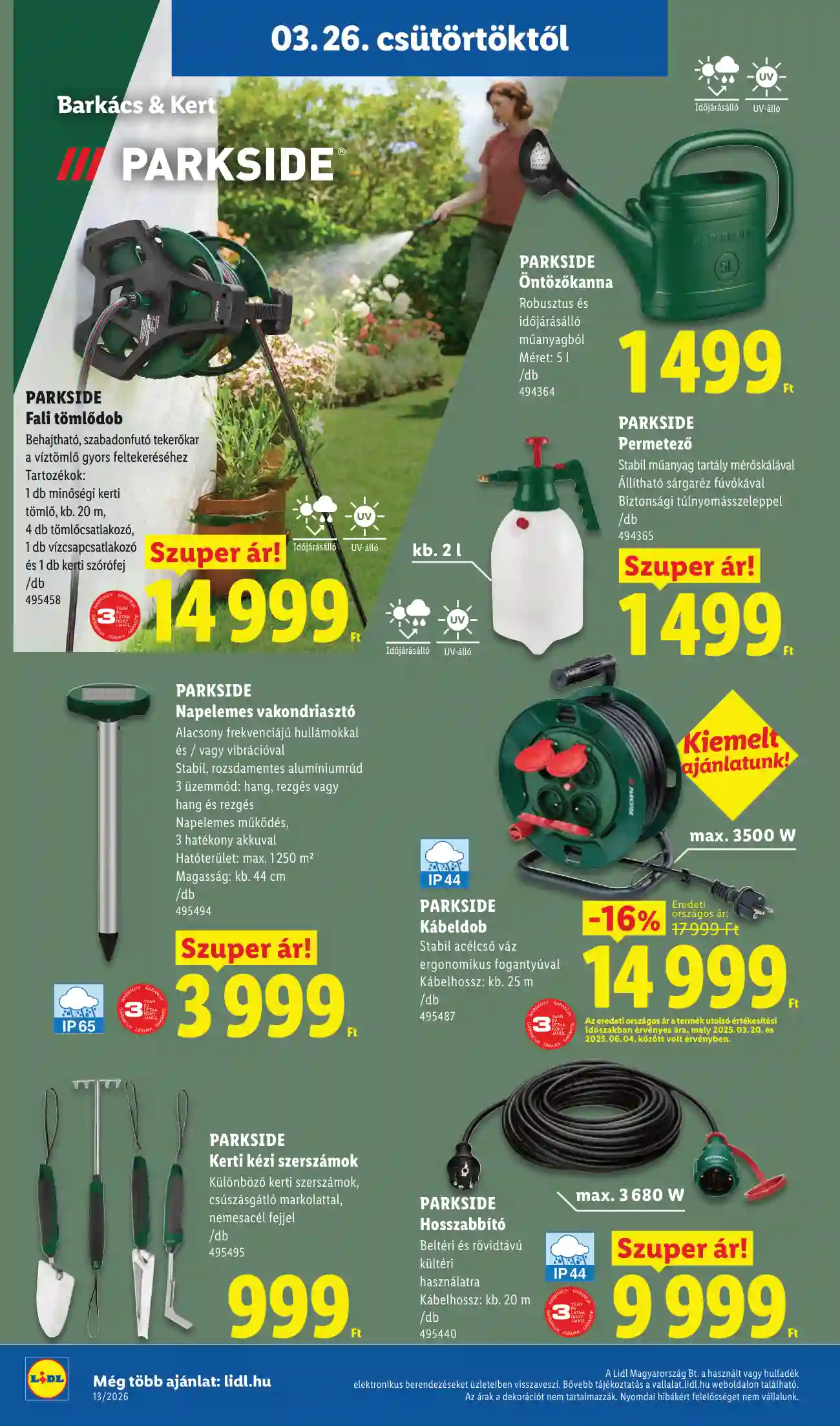 Lidl akciós újság 13. hét (Érvényes 03.26-tól) (32 oldal)