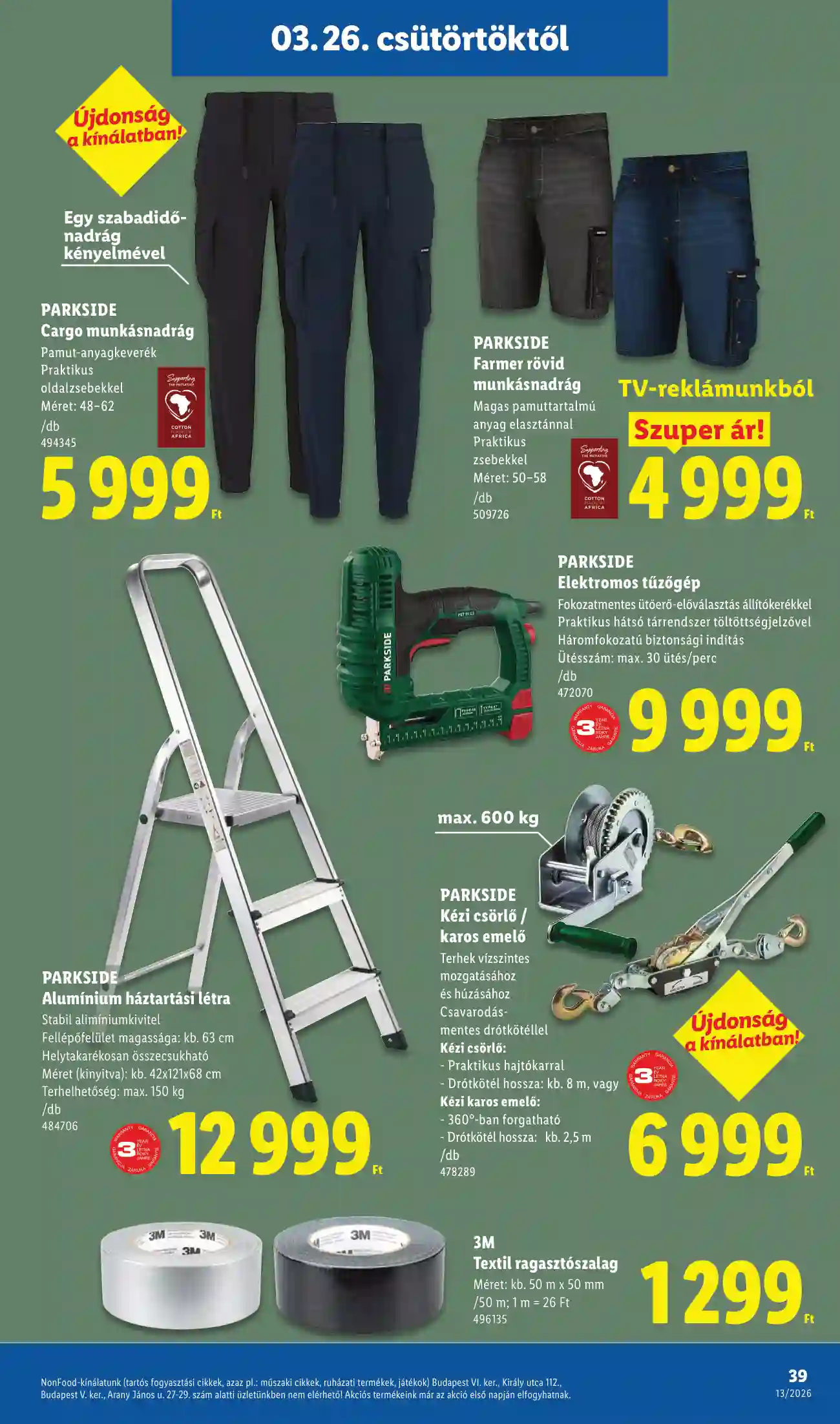 Lidl akciós újság 13. hét (Érvényes 03.26-tól) (33 oldal)