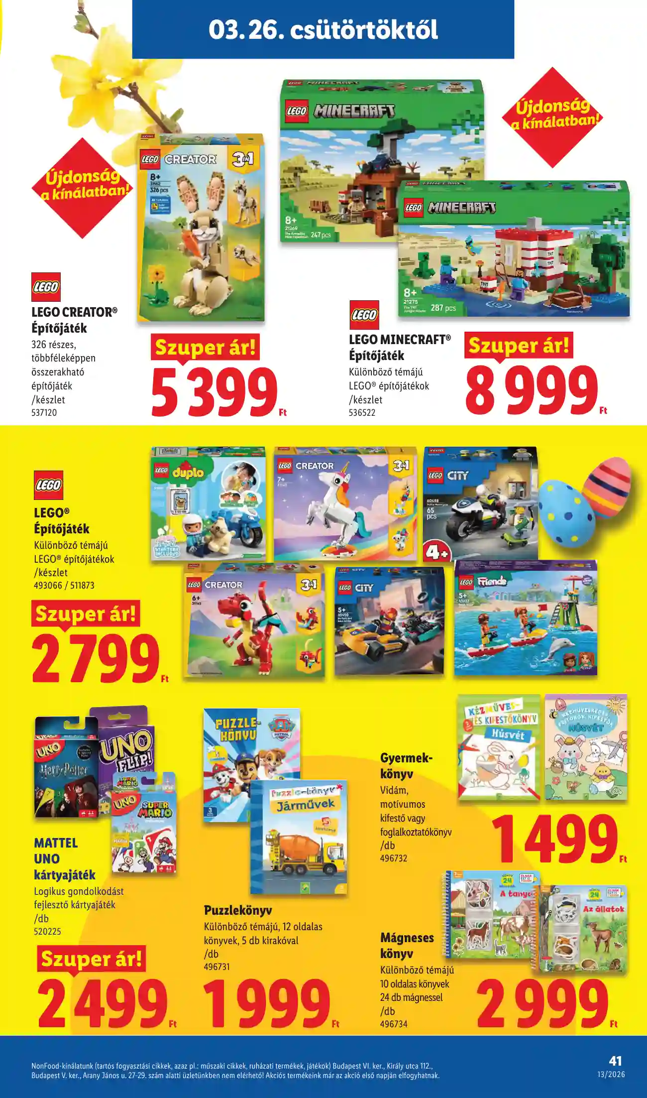 Lidl akciós újság 13. hét (Érvényes 03.26-tól) (36 oldal)
