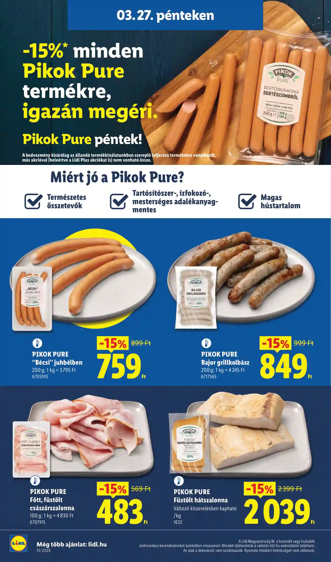 Lidl akciós újság 13. hét (Érvényes 03.26-tól) (39 oldal)