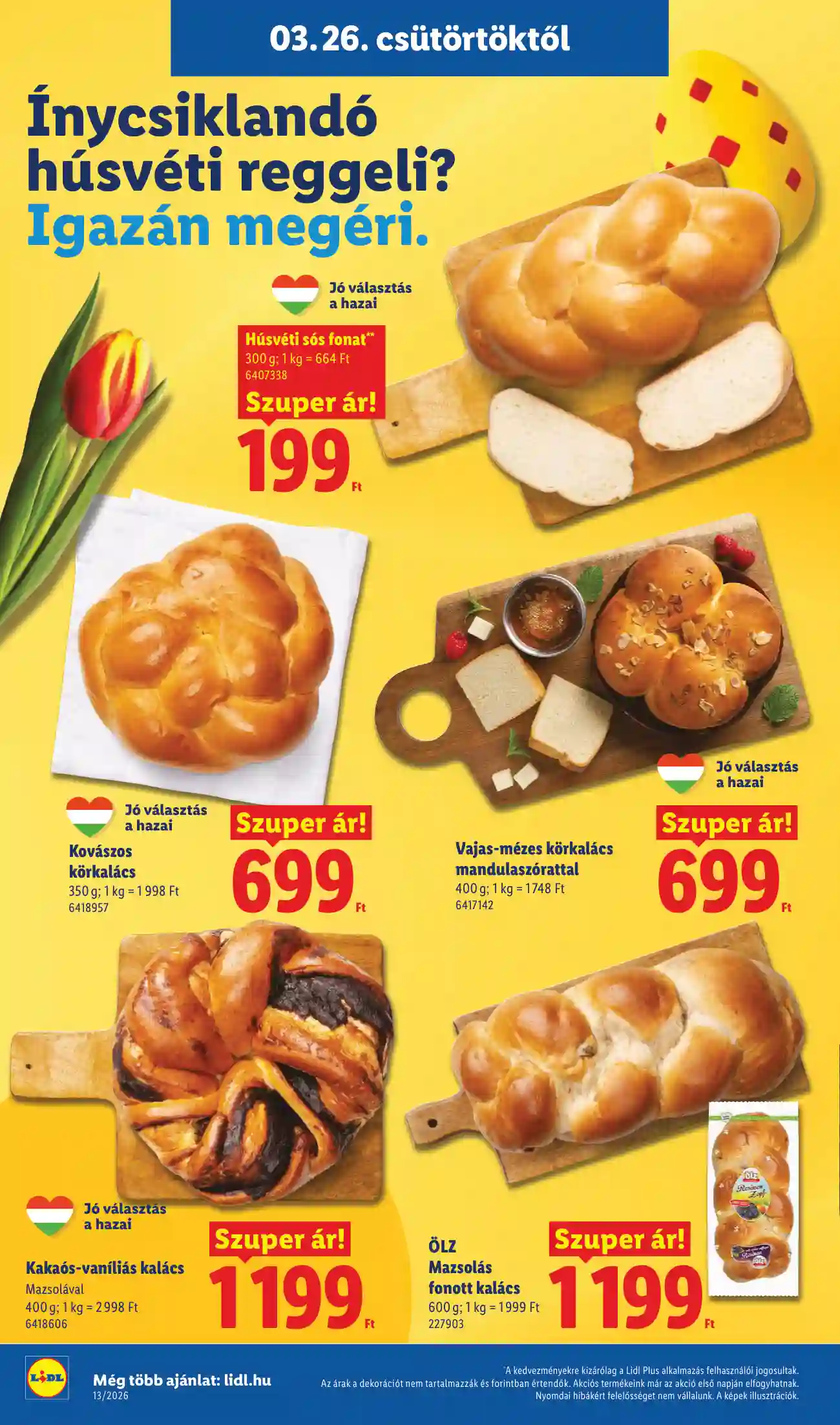 Lidl akciós újság 13. hét (Érvényes 03.26-tól) (46 oldal)