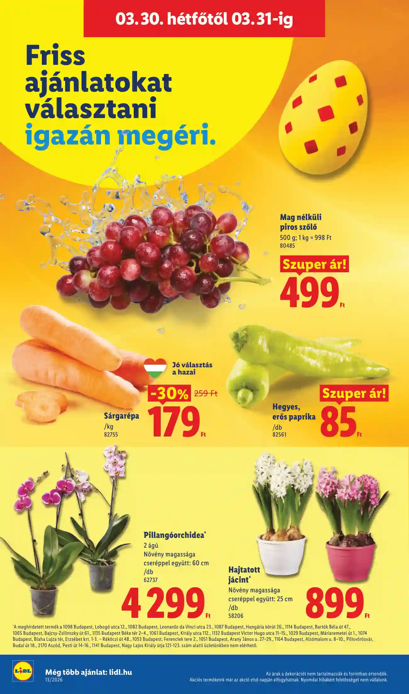 Lidl akciós újság 13. hét (Érvényes 03.26-tól) (59 oldal)