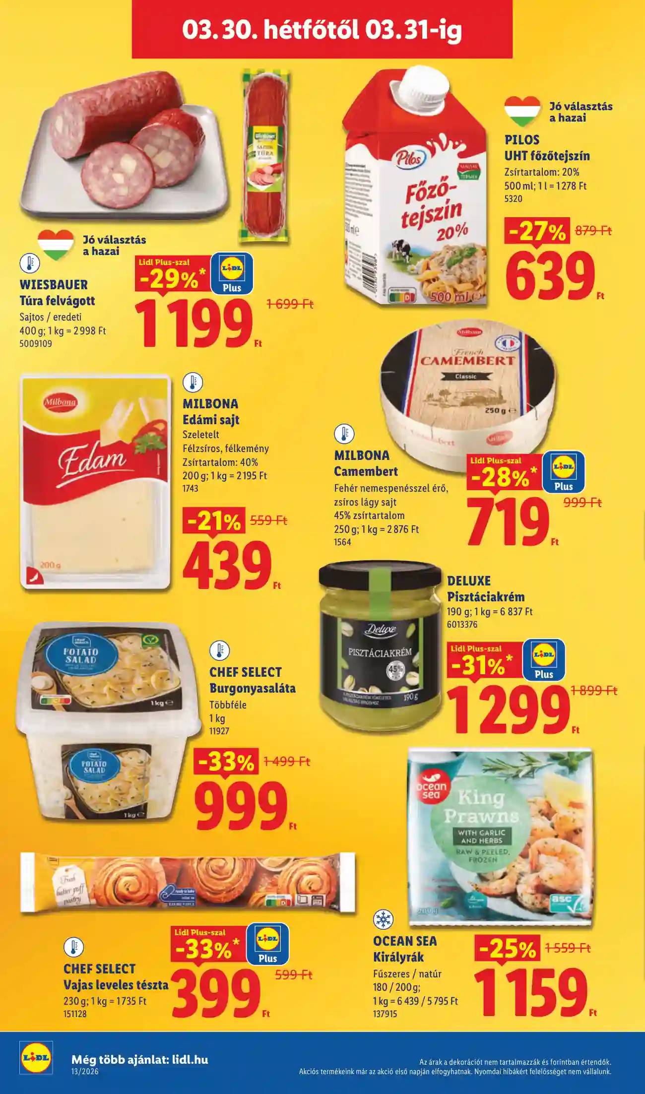 Lidl akciós újság 13. hét (Érvényes 03.26-tól) (63 oldal)