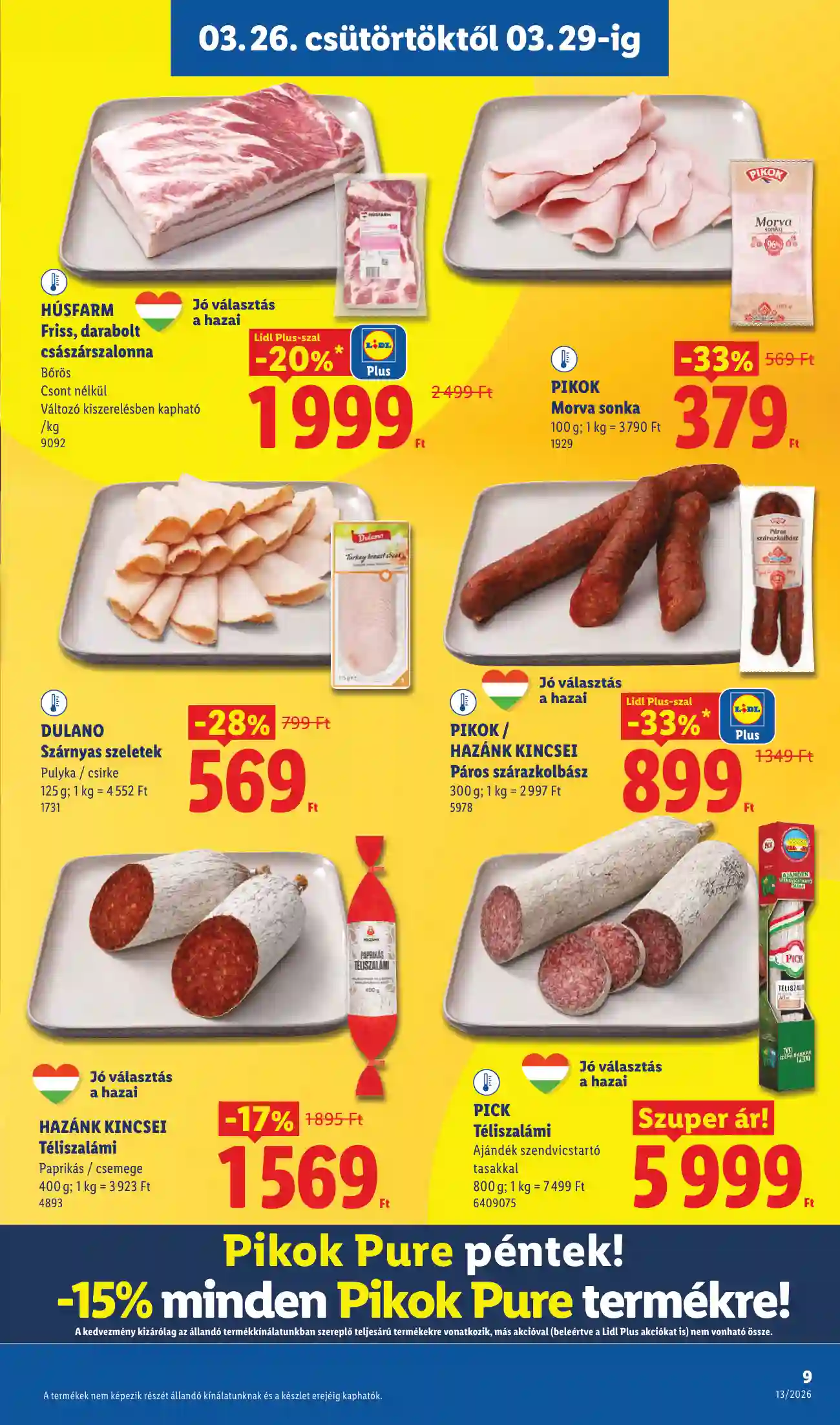 Lidl akciós újság 13. hét (Érvényes 03.26-tól) (67 oldal)