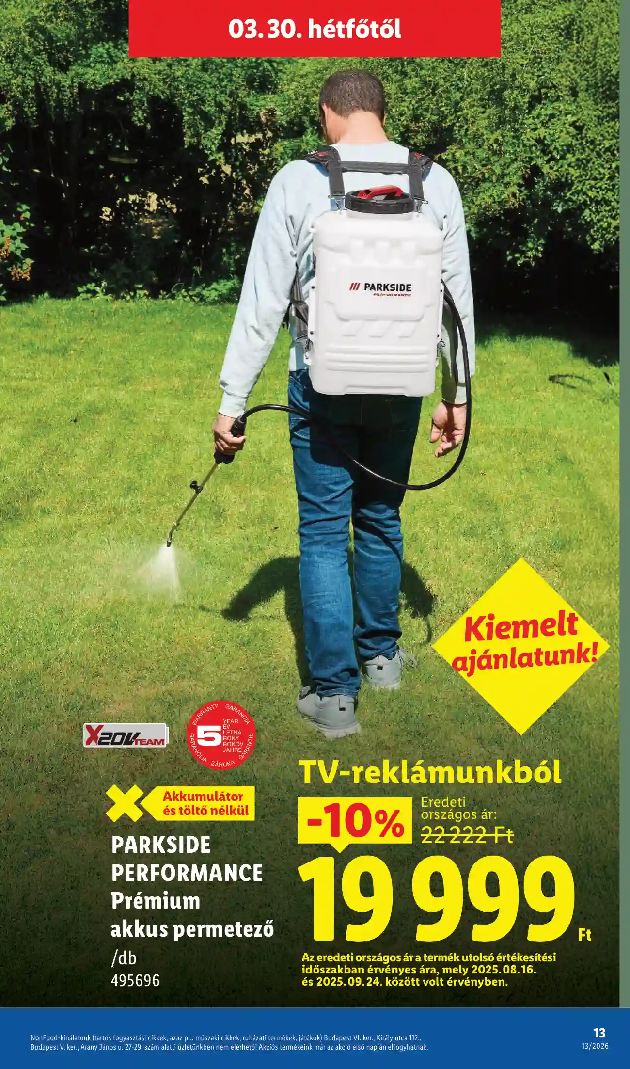 Lidl akciós újság 13. hét (Érvényes 03.26-tól) (5 oldal)
