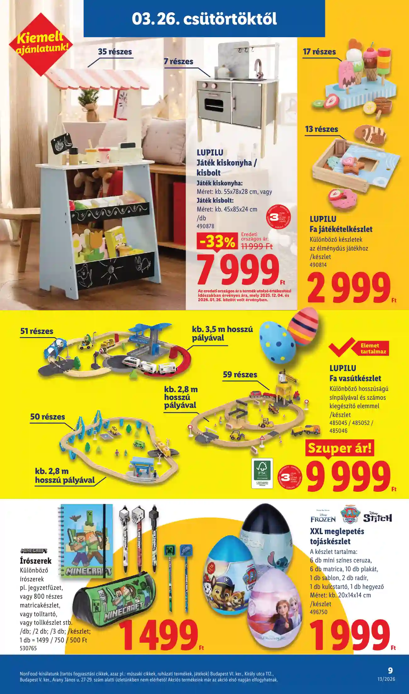 Lidl akciós újság 13. hét (Érvényes 03.26-tól) (21 oldal)