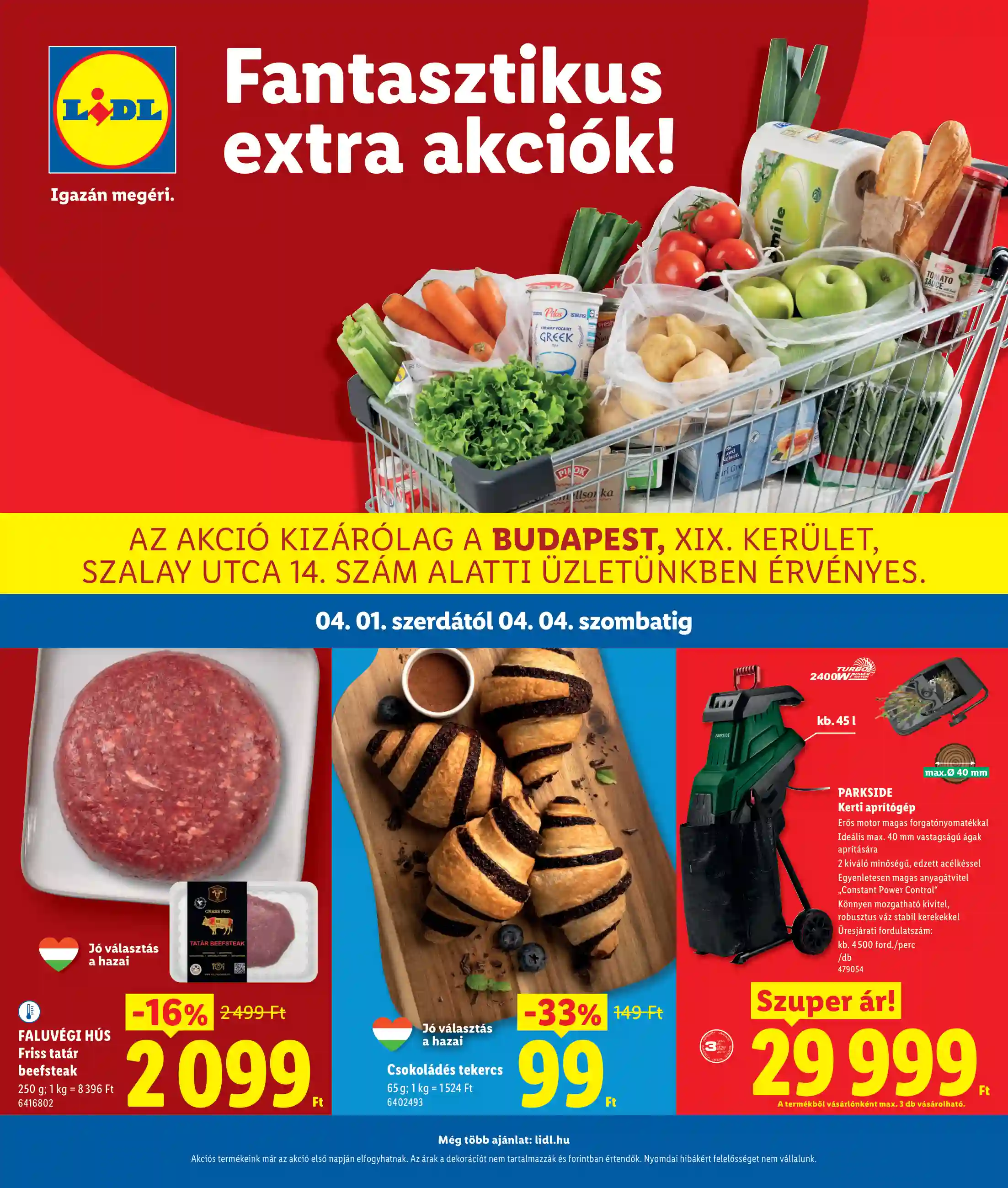LIDL Regionális akciók – Budapest 14.hét