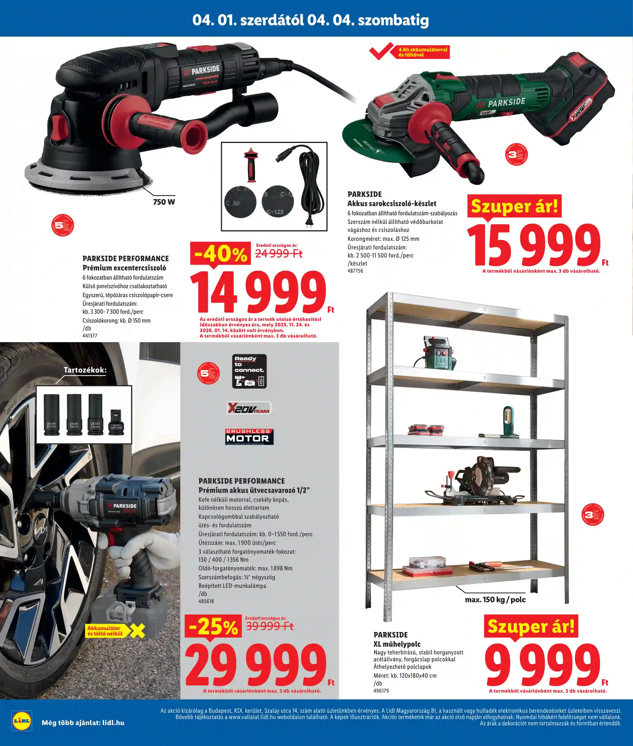 Lidl akciós újság 14. hét (Regionális akciók – Budapest) (6 oldal)
