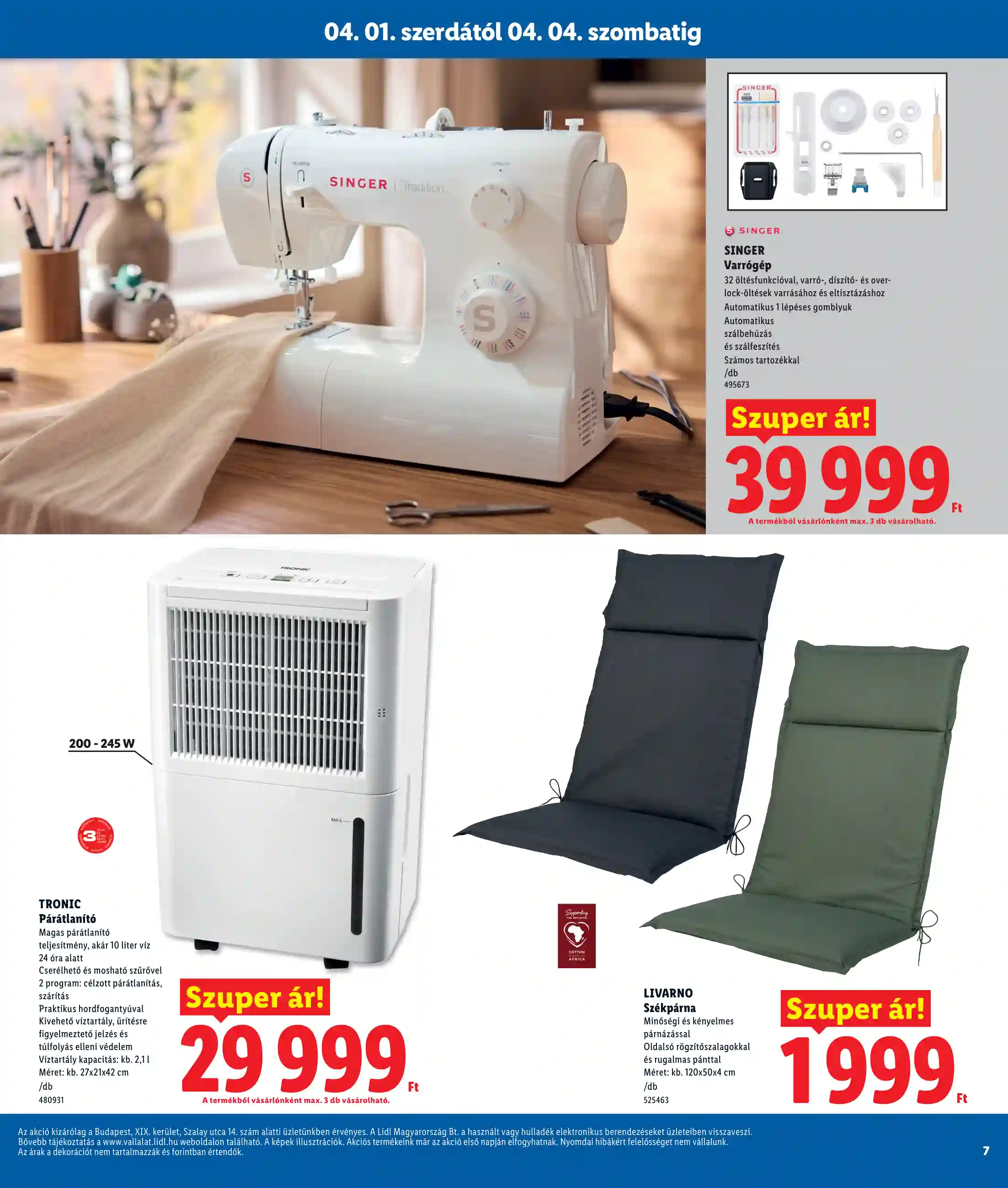 Lidl akciós újság 14. hét (Regionális akciók – Budapest) (7 oldal)