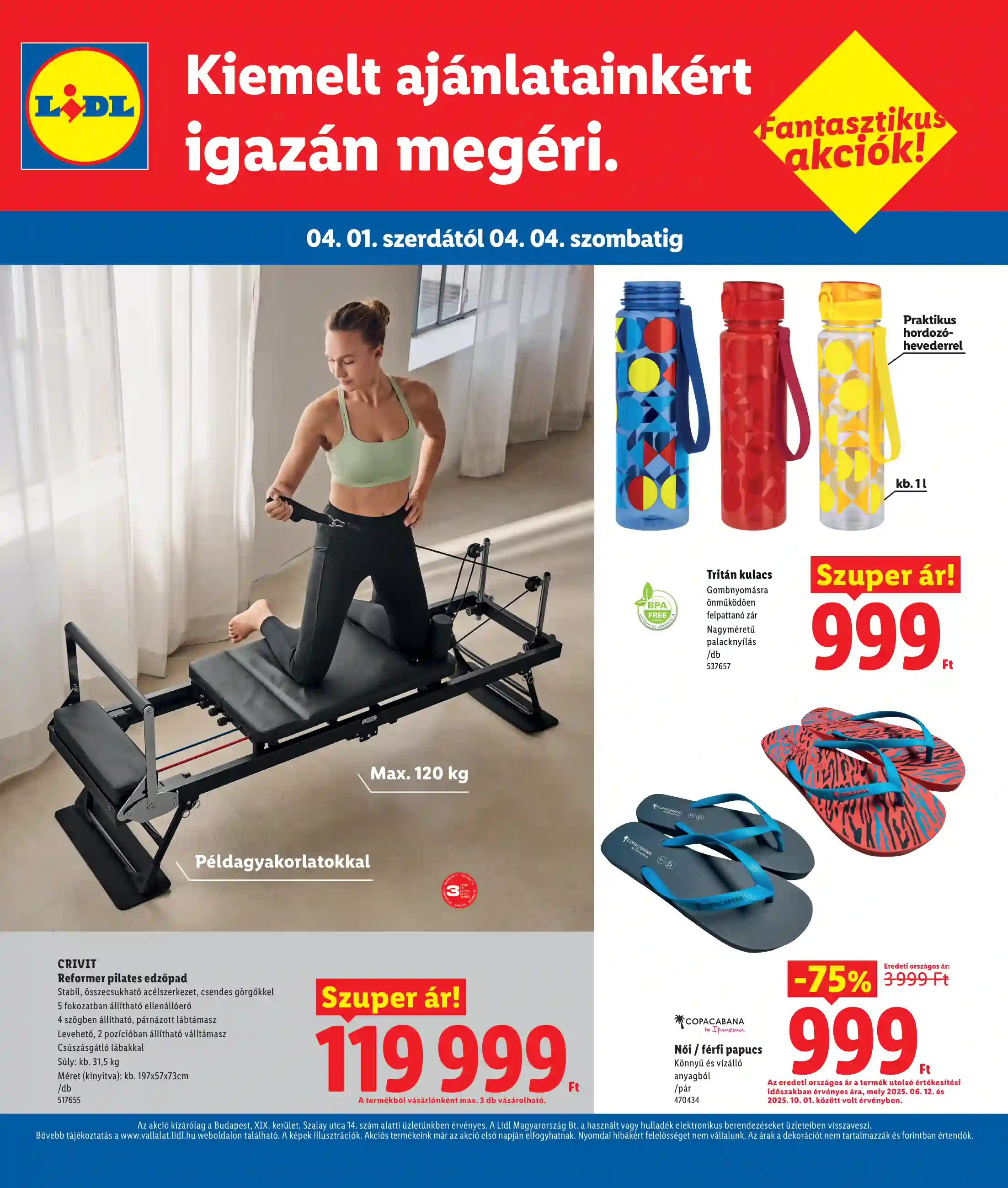 Lidl akciós újság 14. hét (Regionális akciók – Budapest) (8 oldal)