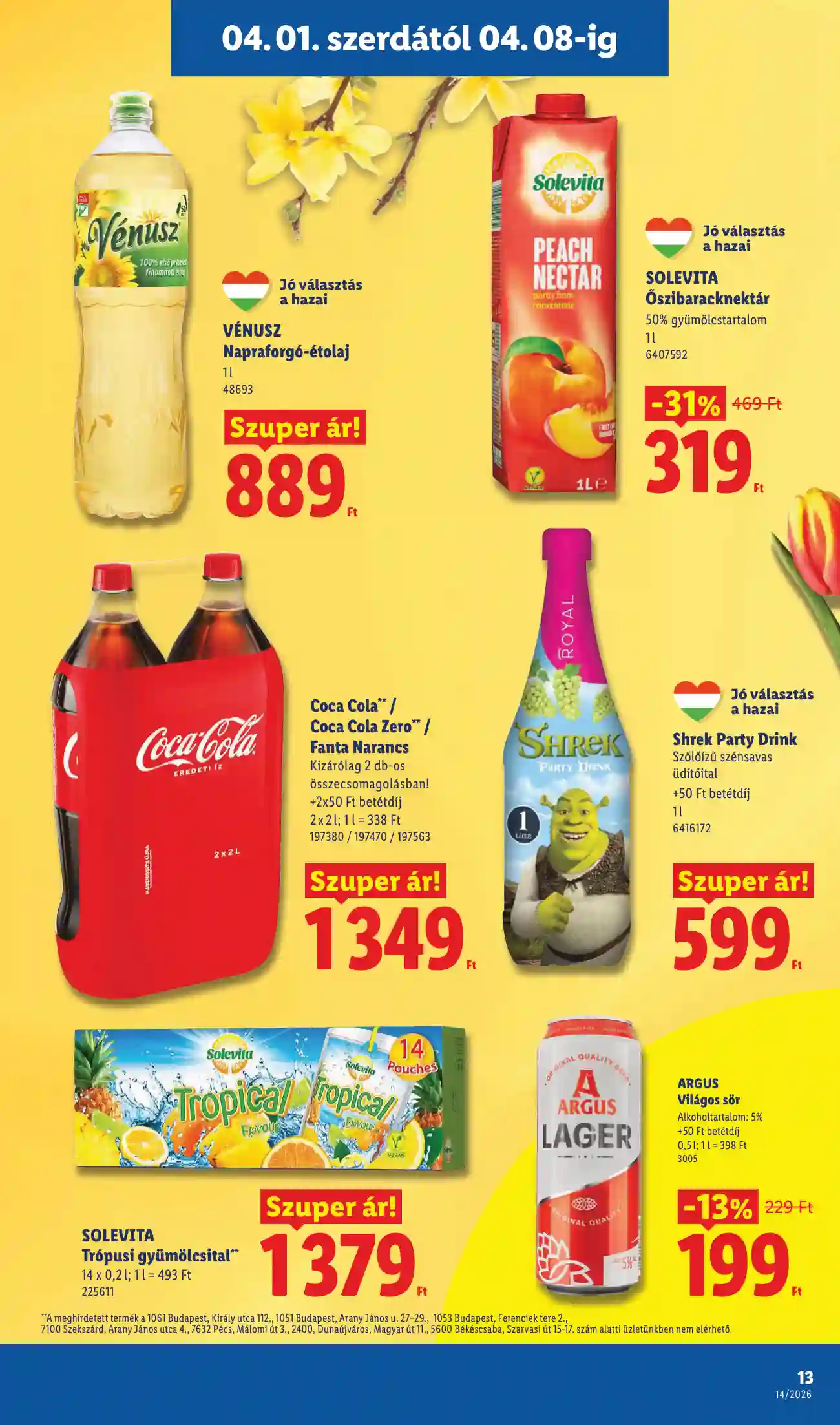 Lidl akciós újság 14. hét (Érvényes 04.01-től) (5 oldal)