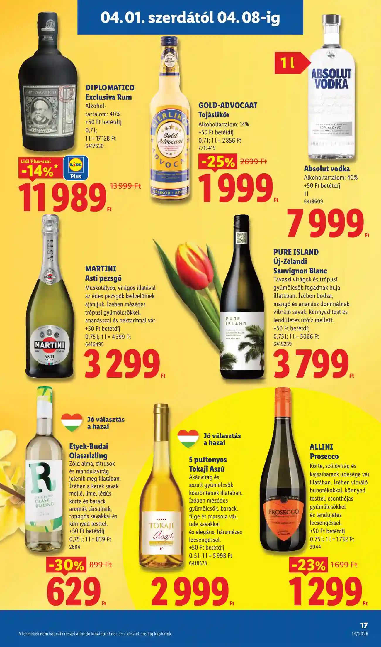 Lidl akciós újság 14. hét (Érvényes 04.01-től) (9 oldal)