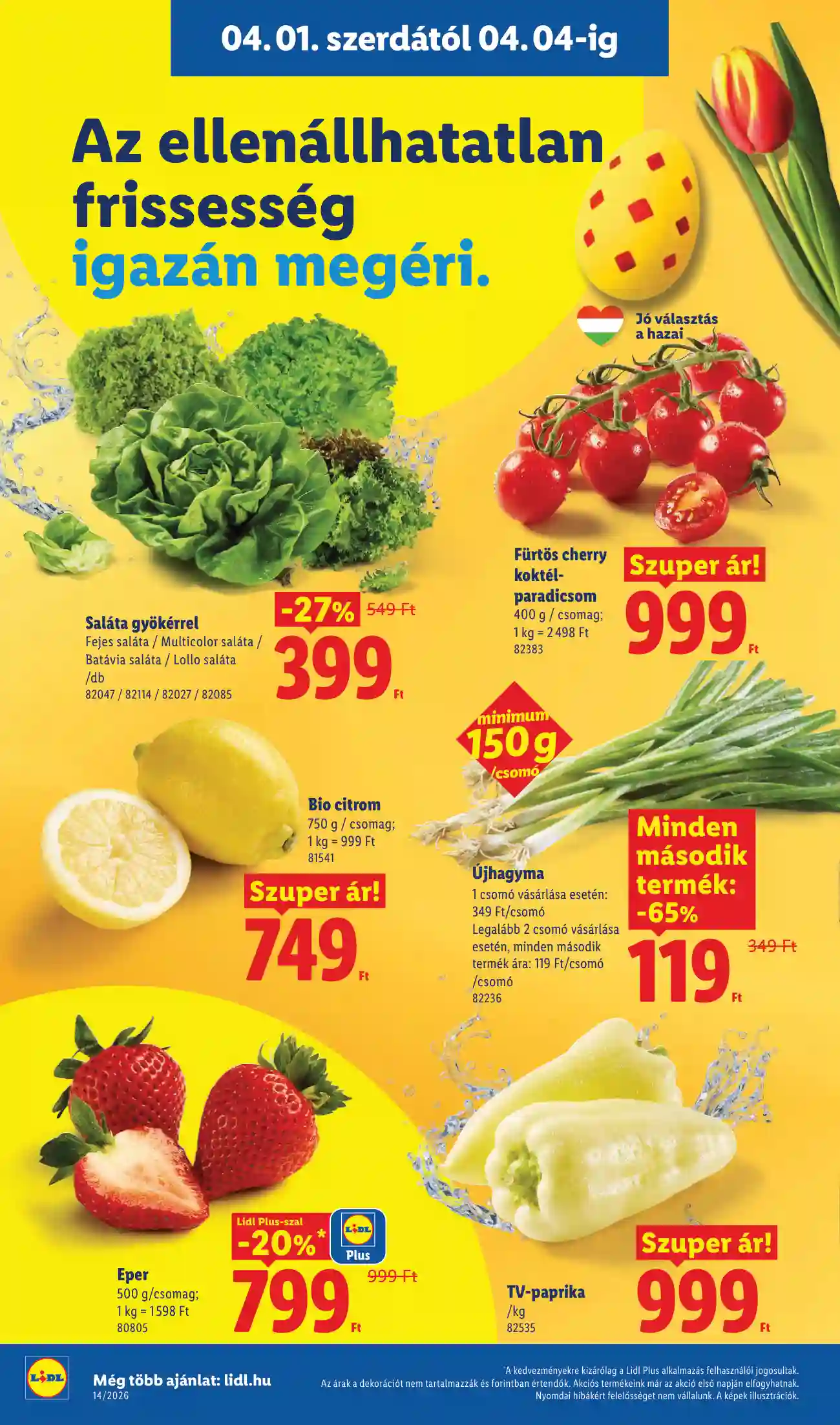Lidl akciós újság 14. hét (Érvényes 04.01-től) (24 oldal)