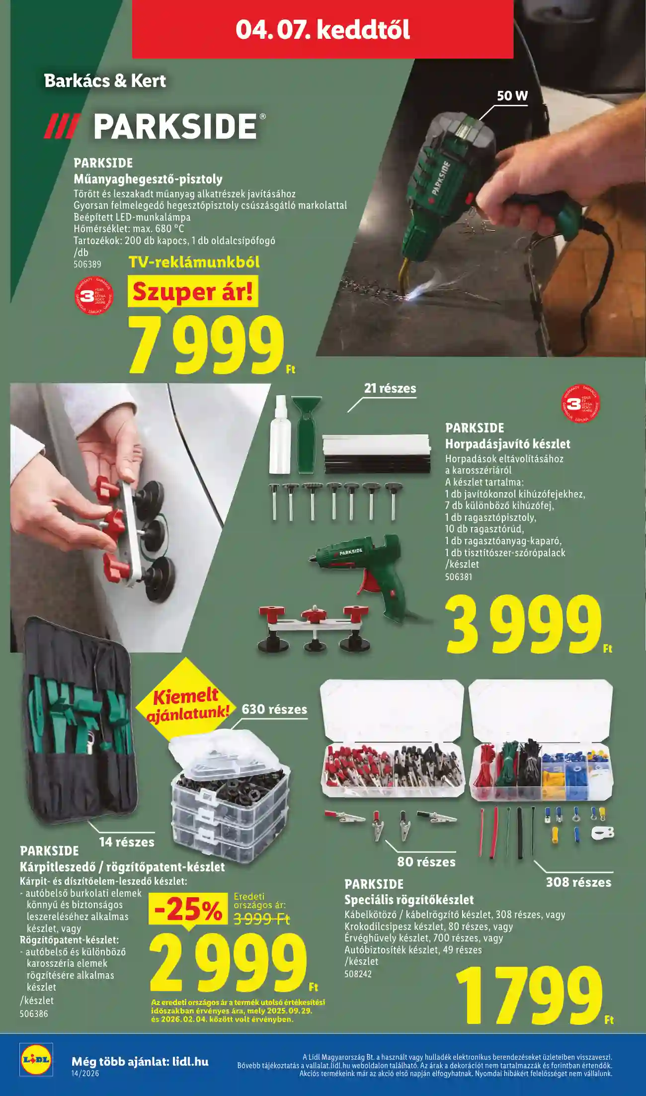 Lidl akciós újság 14. hét (Érvényes 04.01-től) (28 oldal)