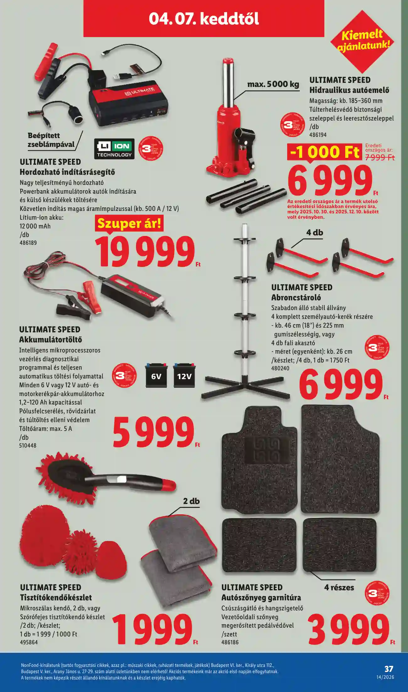 Lidl akciós újság 14. hét (Érvényes 04.01-től) (31 oldal)
