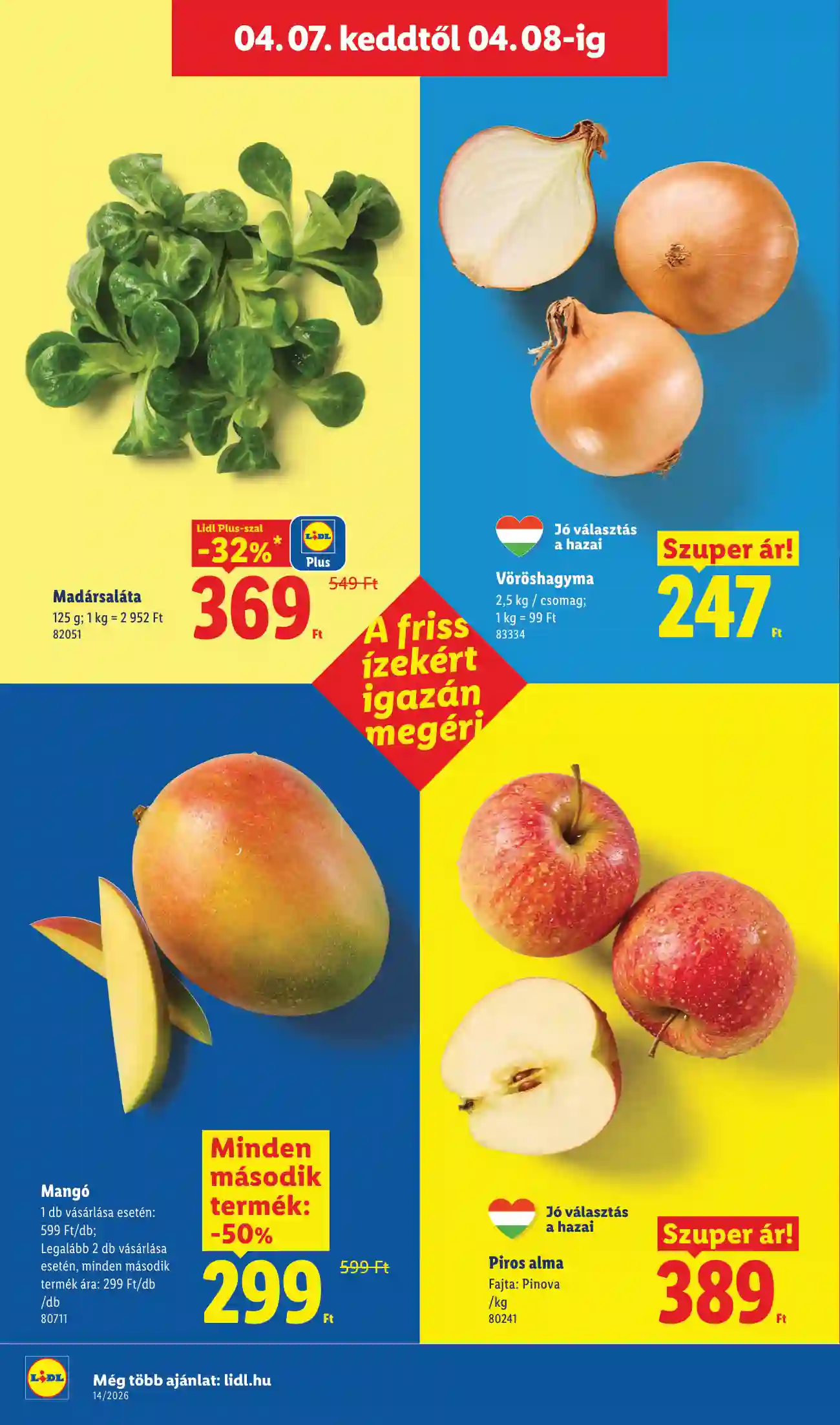 Lidl akciós újság 14. hét (Érvényes 04.01-től) (34 oldal)