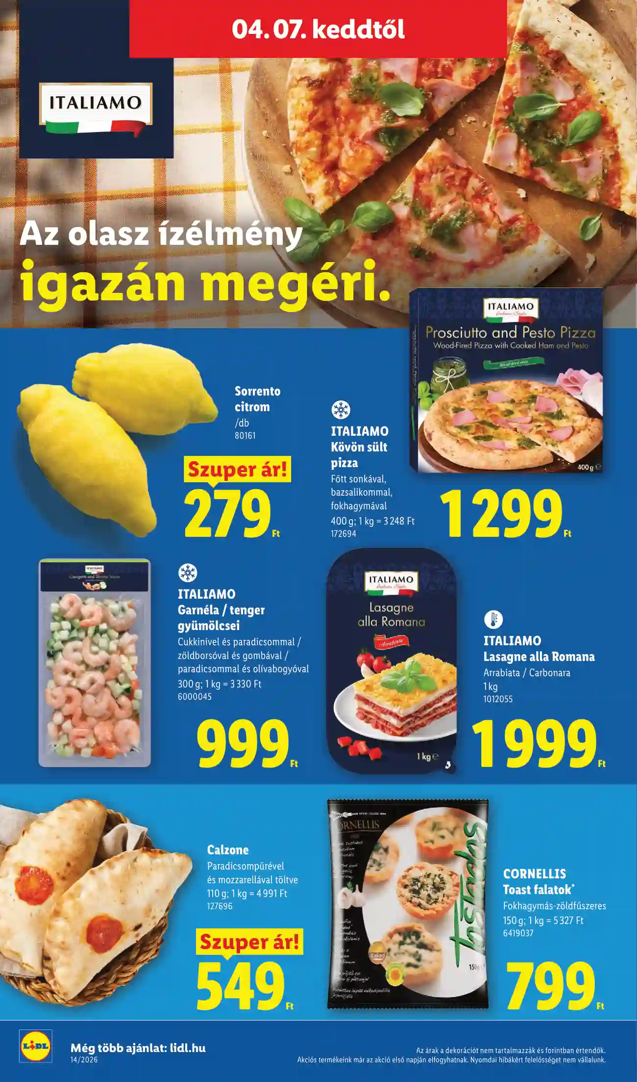 Lidl akciós újság 14. hét (Érvényes 04.01-től) (39 oldal)