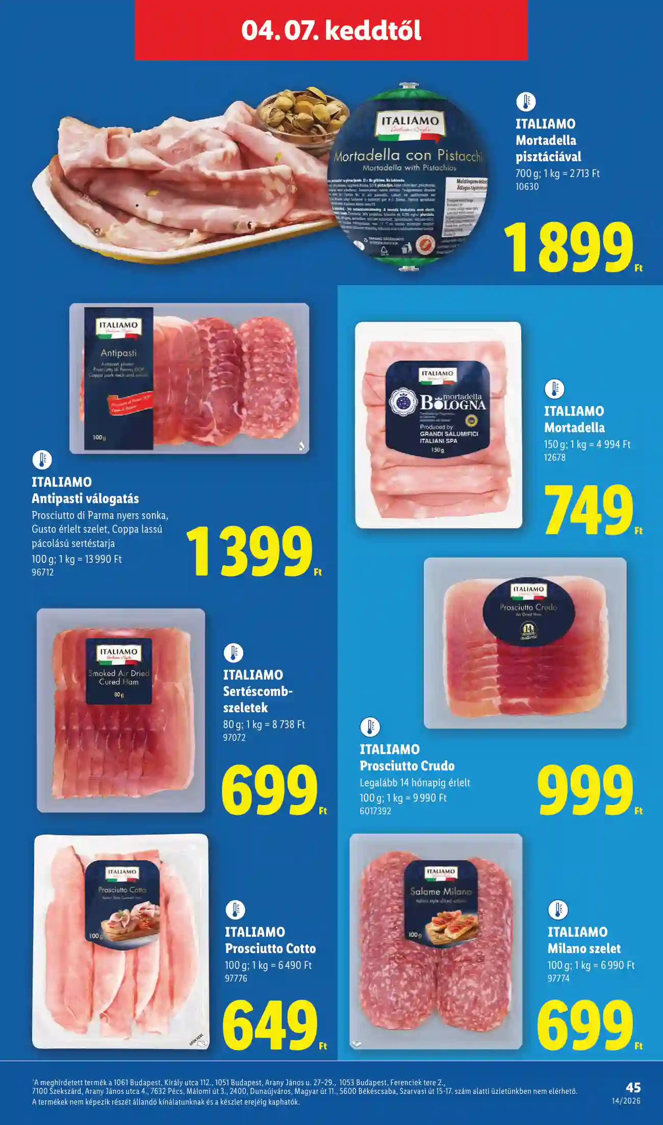 Lidl akciós újság 14. hét (Érvényes 04.01-től) (40 oldal)