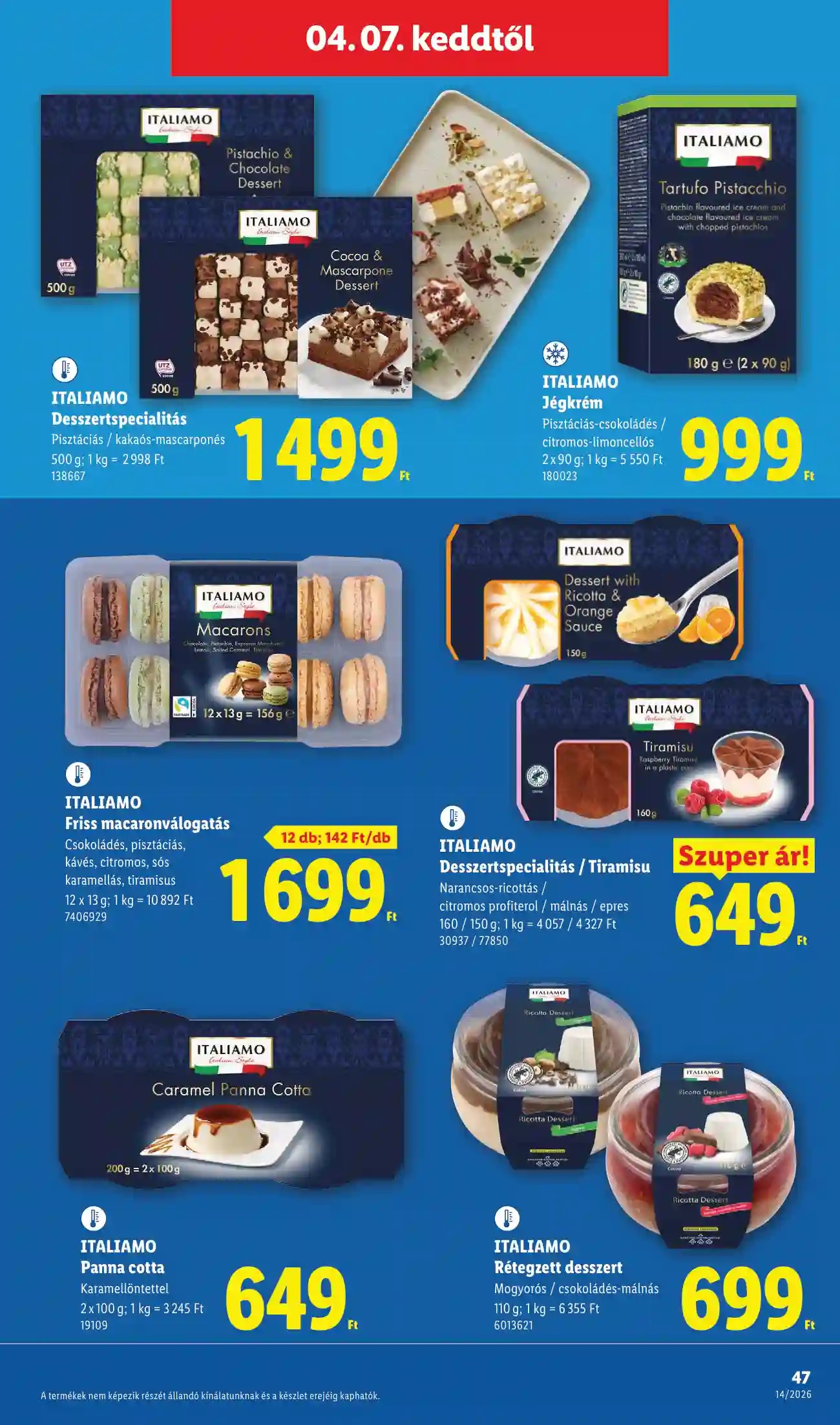Lidl akciós újság 14. hét (Érvényes 04.01-től) (42 oldal)