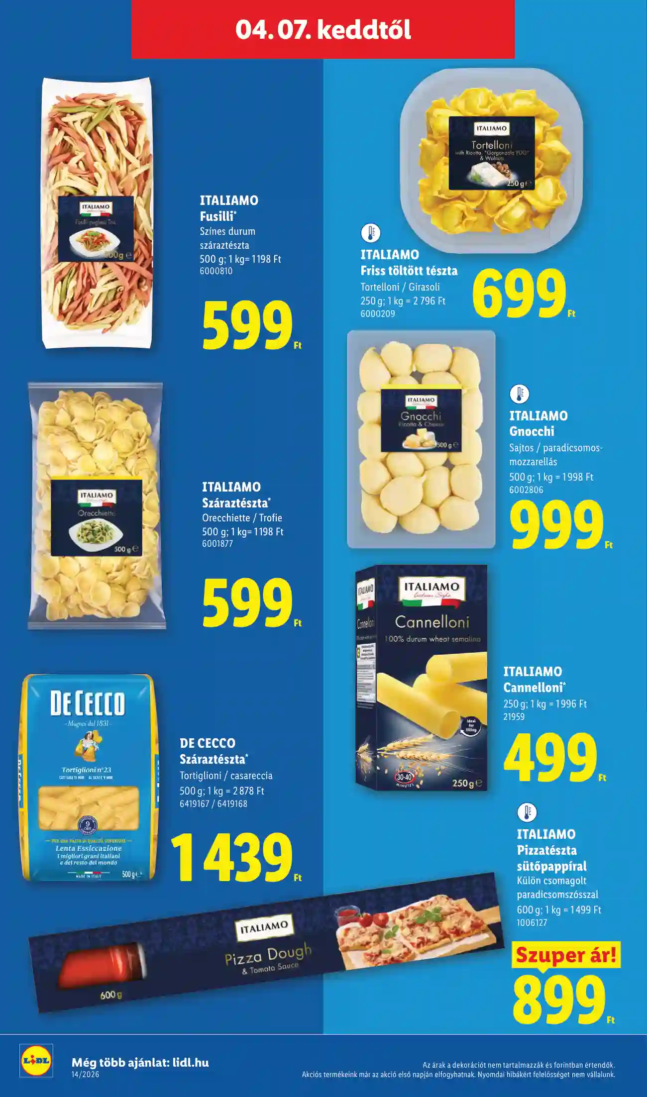 Lidl akciós újság 14. hét (Érvényes 04.01-től) (43 oldal)