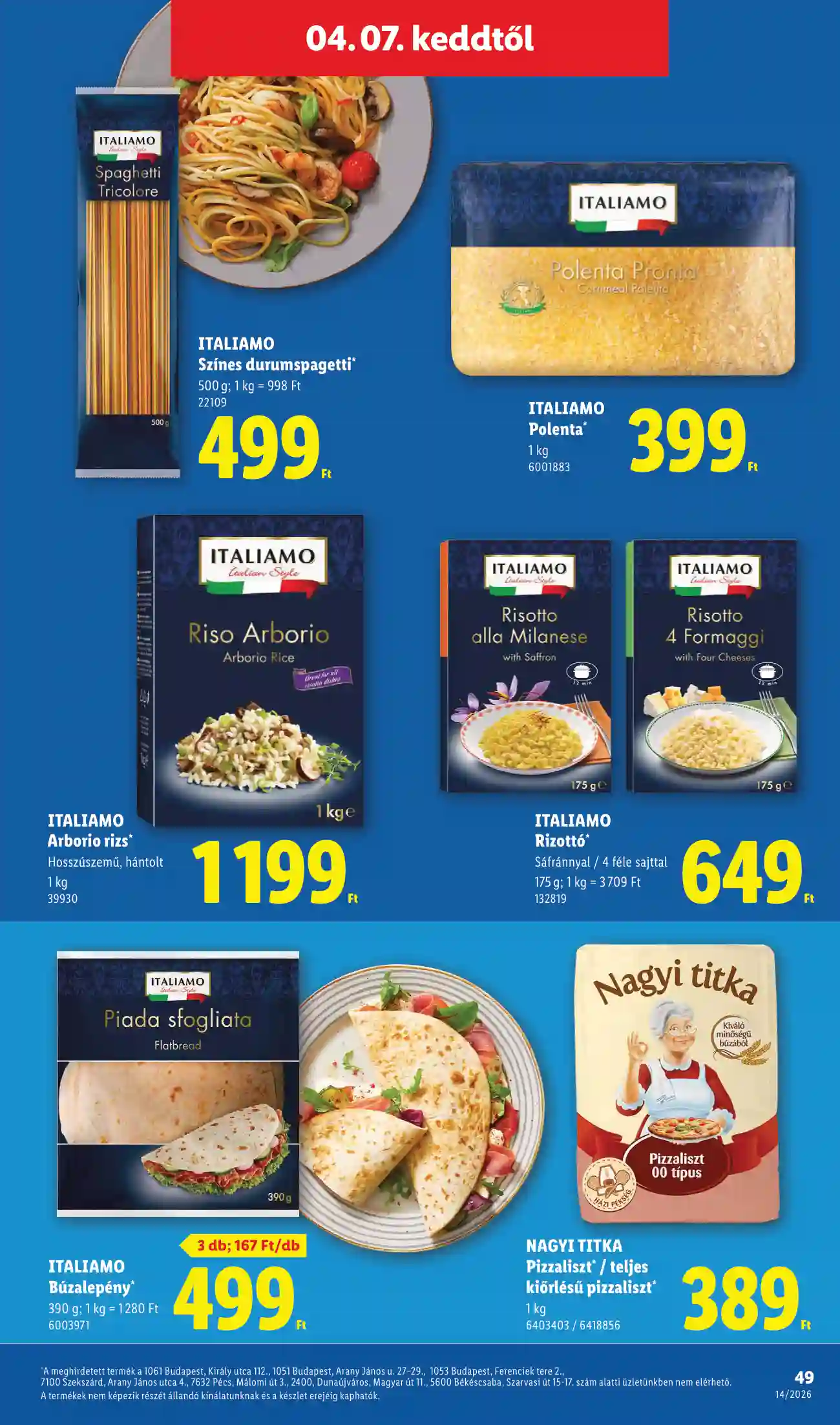 Lidl akciós újság 14. hét (Érvényes 04.01-től) (44 oldal)