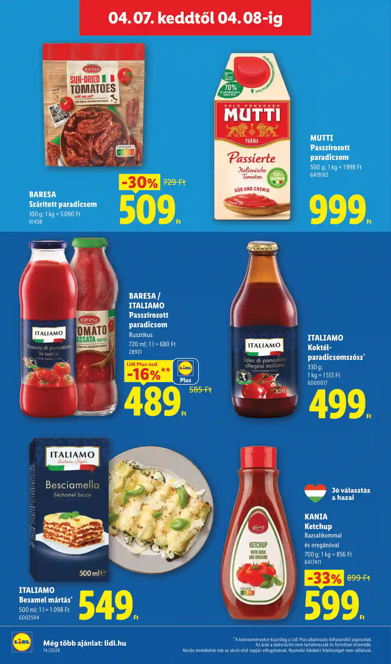 Lidl akciós újság 14. hét (Érvényes 04.01-től) (45 oldal)