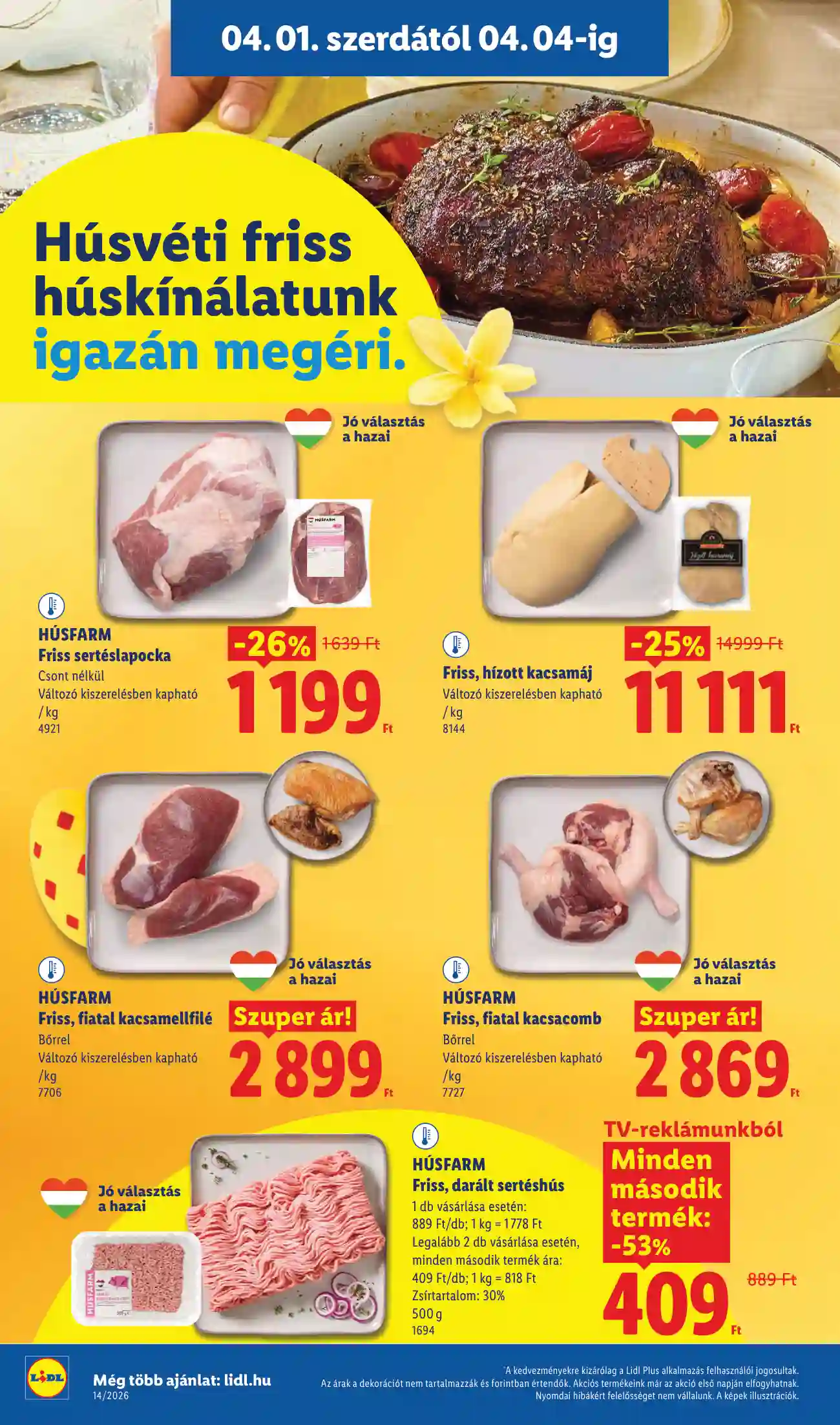 Lidl akciós újság 14. hét (Érvényes 04.01-től) (46 oldal)