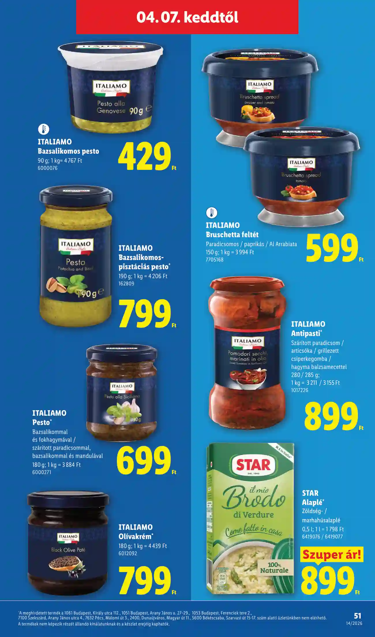 Lidl akciós újság 14. hét (Érvényes 04.01-től) (47 oldal)