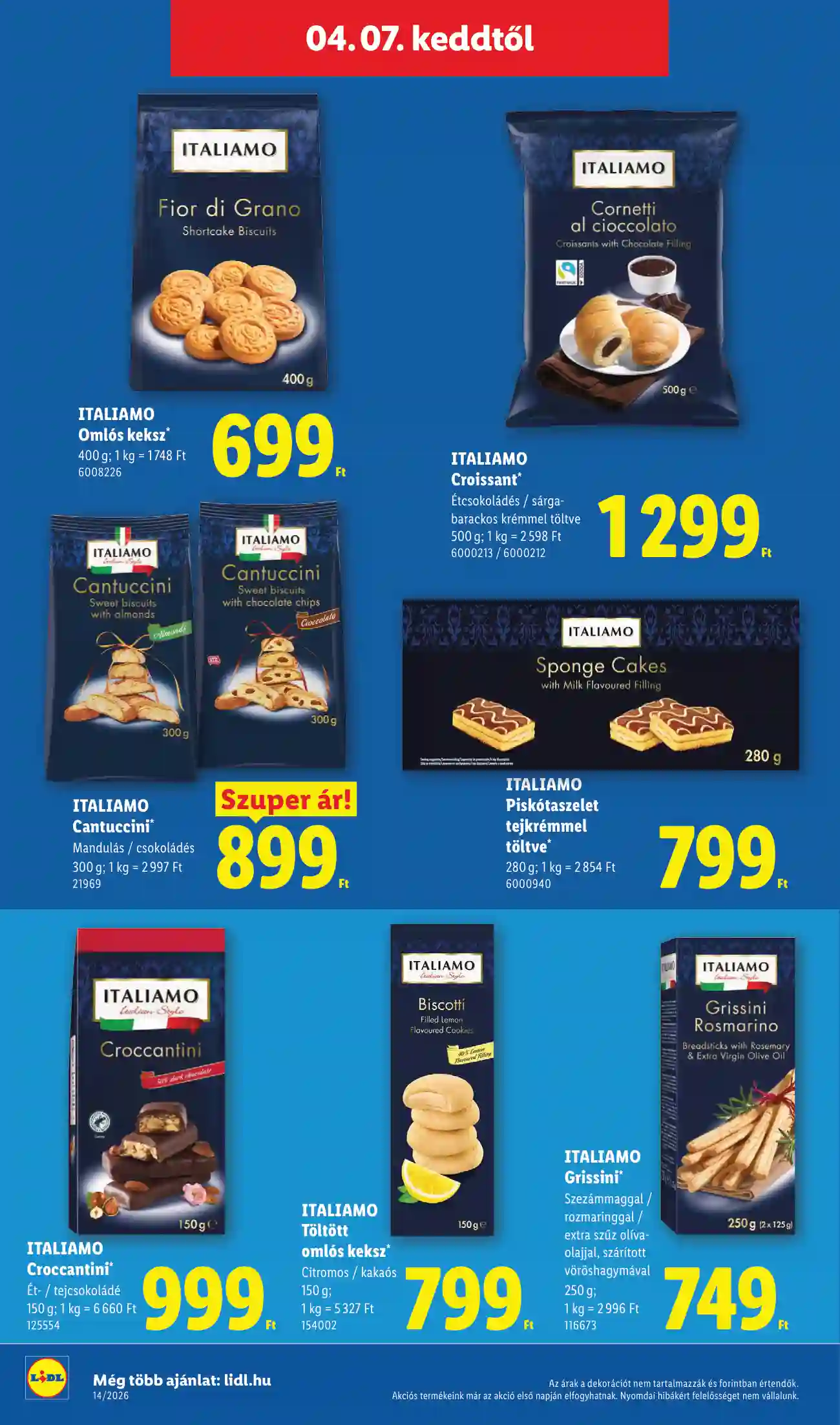 Lidl akciós újság 14. hét (Érvényes 04.01-től) (48 oldal)
