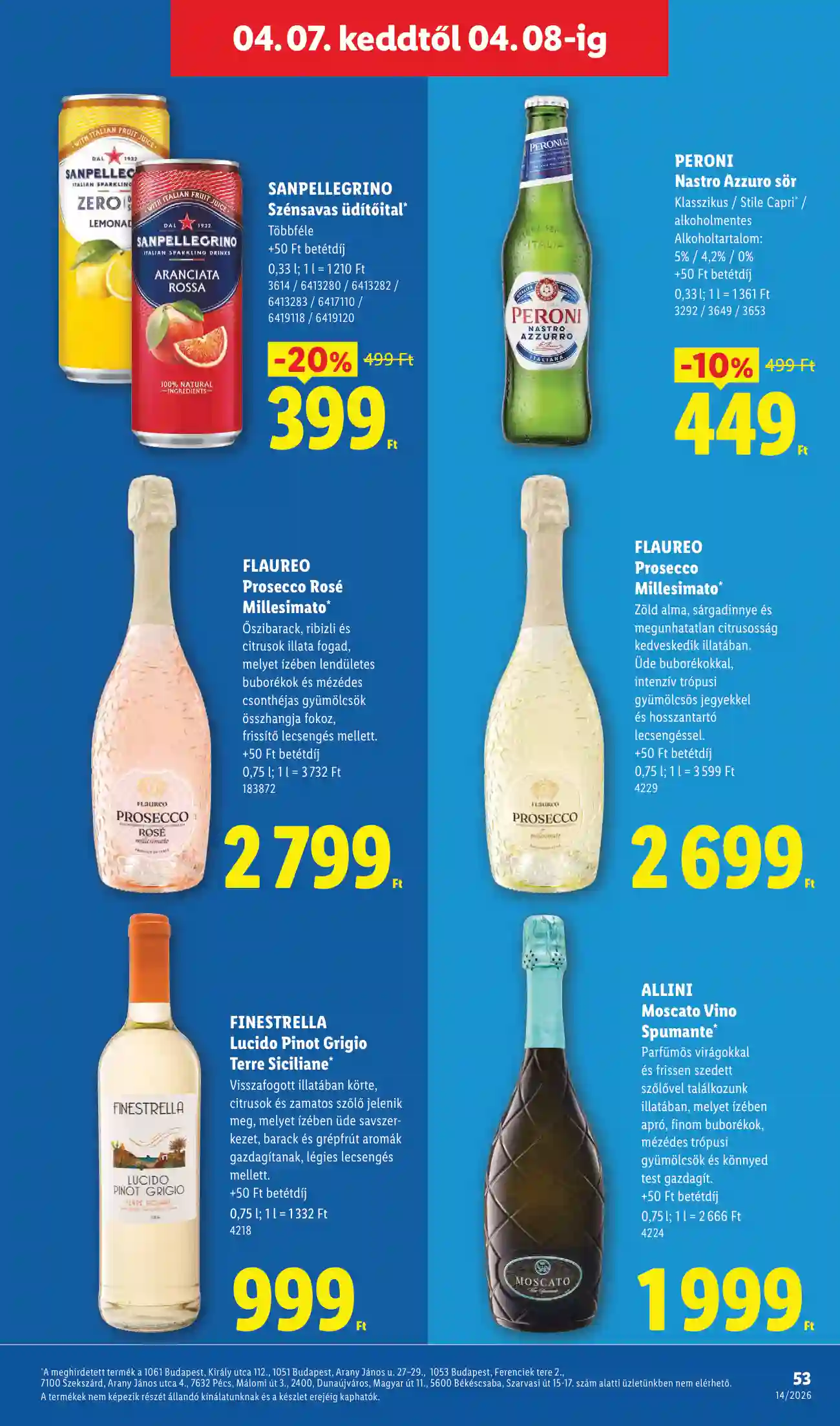 Lidl akciós újság 14. hét (Érvényes 04.01-től) (49 oldal)
