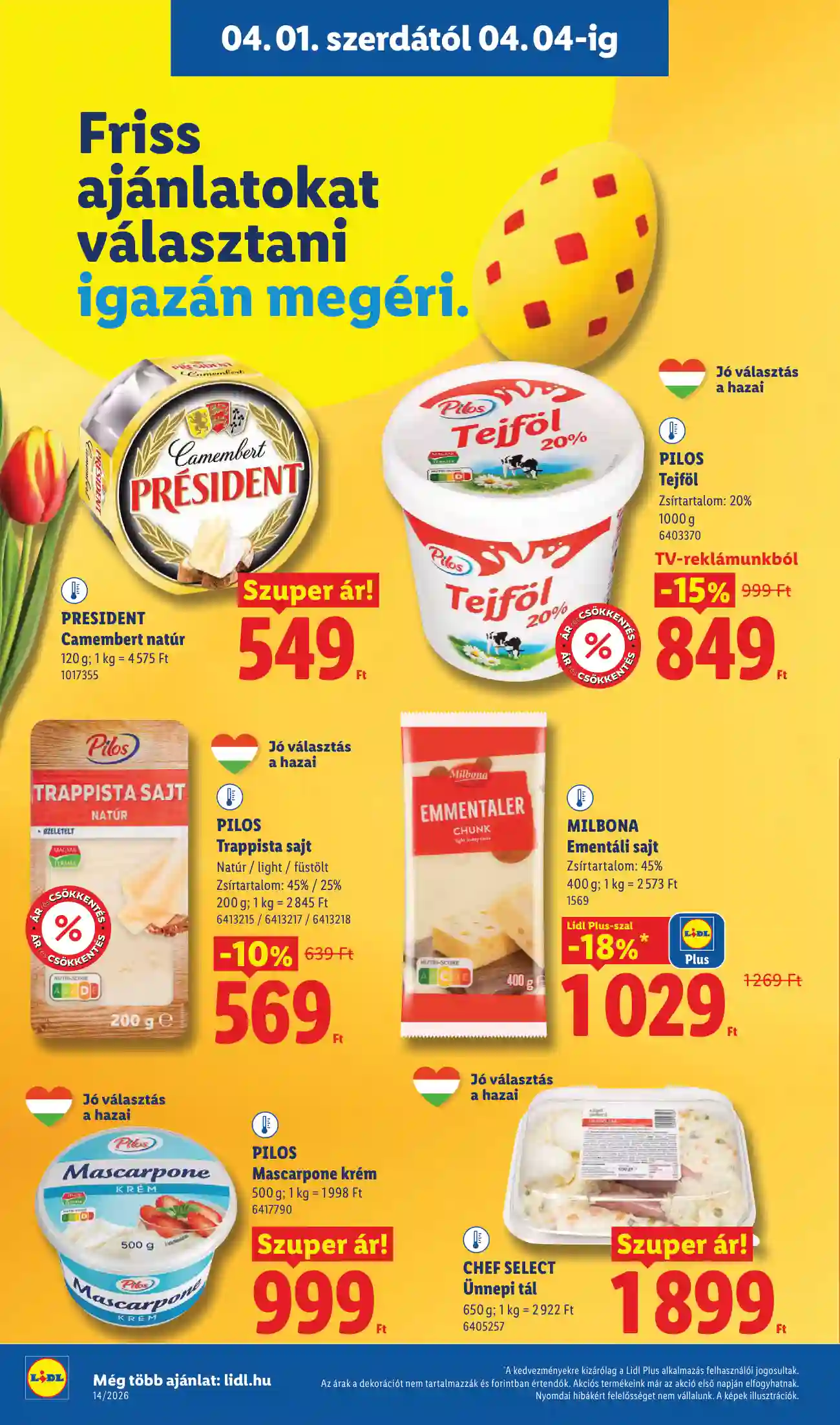 Lidl akciós újság 14. hét (Érvényes 04.01-től) (54 oldal)