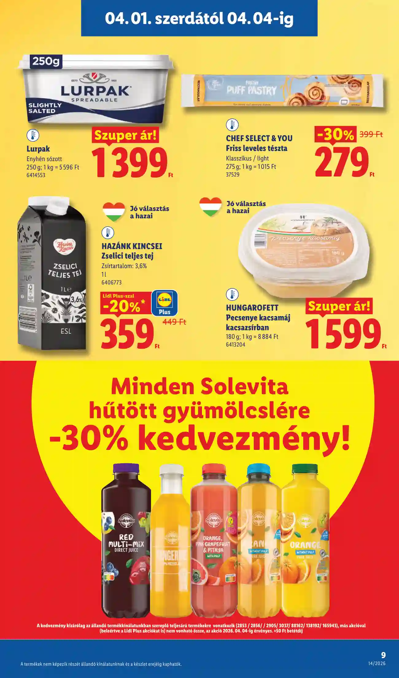 Lidl akciós újság 14. hét (Érvényes 04.01-től) (55 oldal)