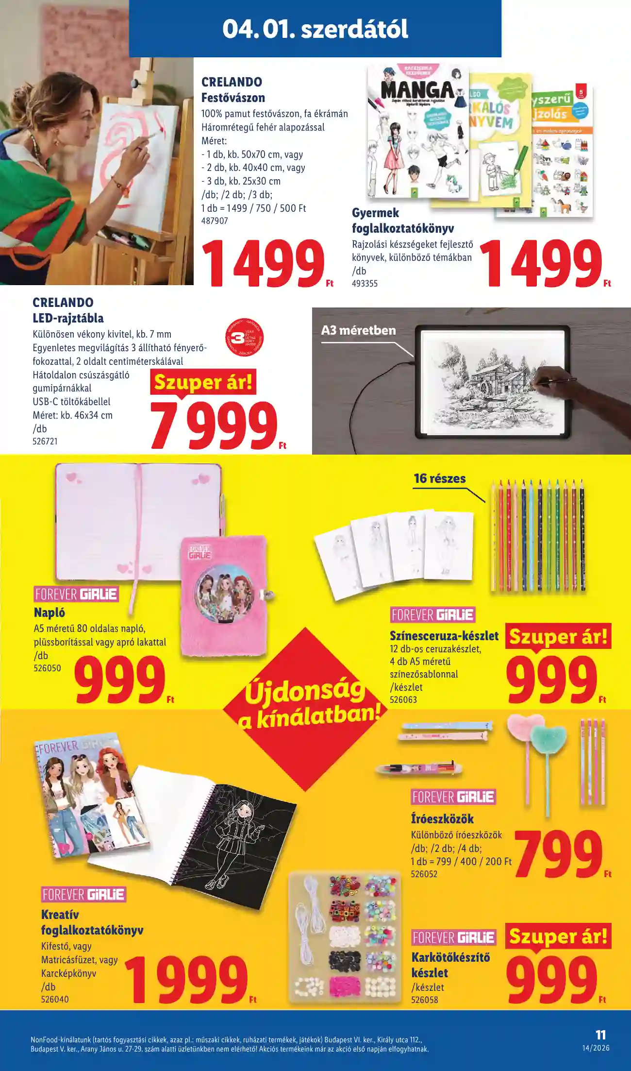Lidl akciós újság 14. hét (Érvényes 04.01-től) (3 oldal)